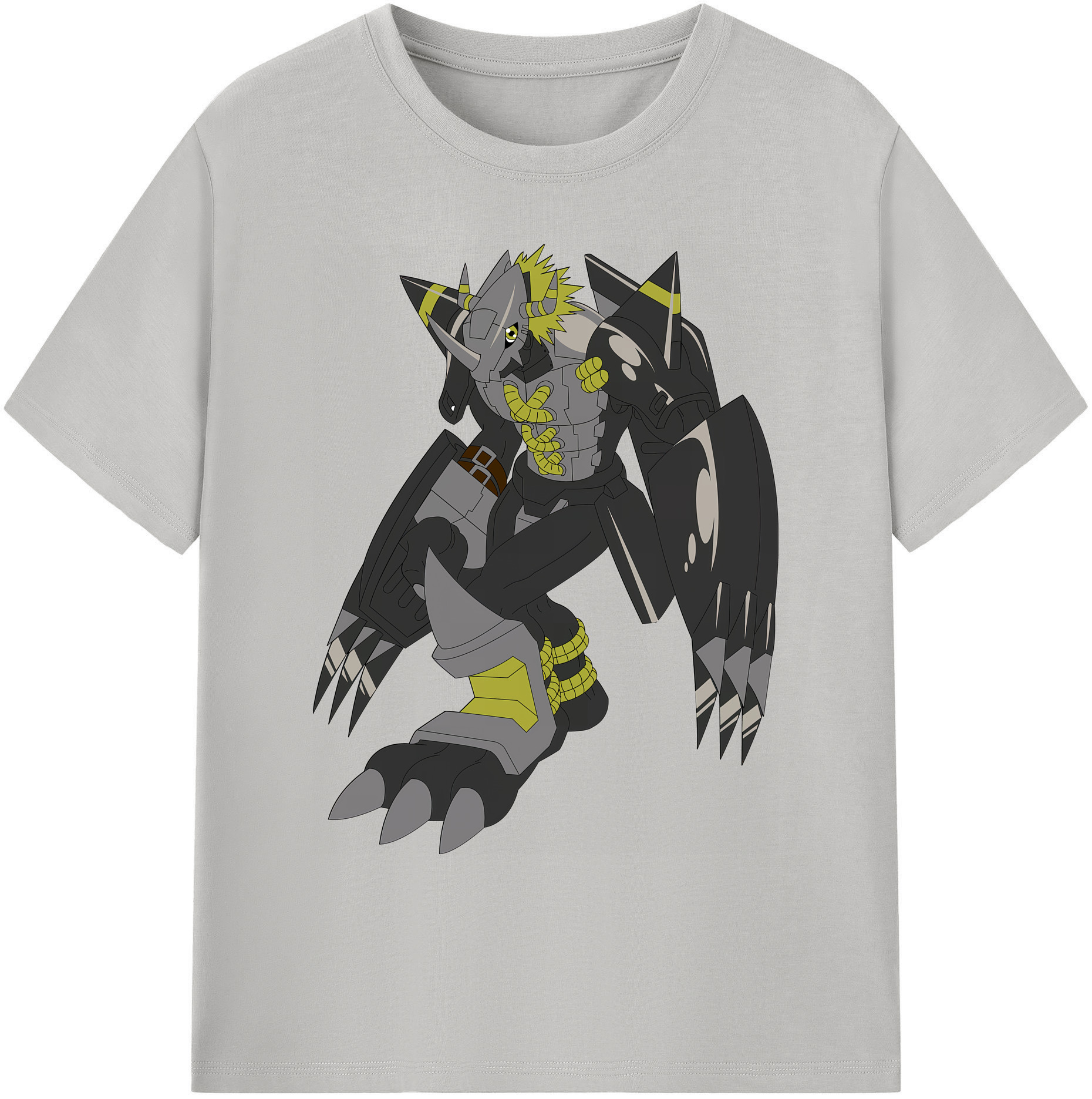 （画像用） Digimon デジタルモンスター/デジモン 綿100％ メンズ半袖Tシャツ｜肌触りやわらか＆通気性