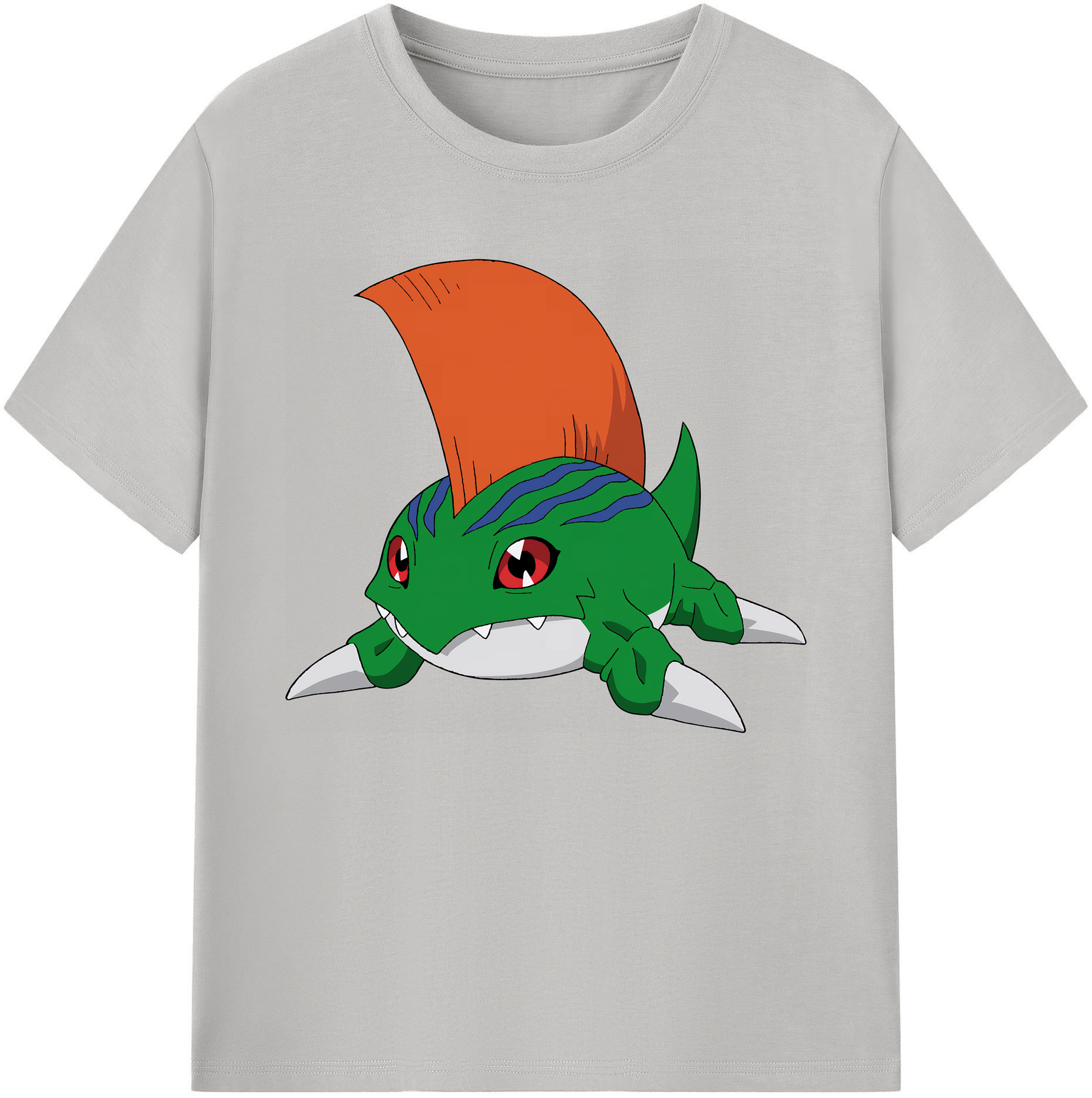 （画像用） Digimon デジタルモンスター/デジモン 綿100％ メンズ半袖Tシャツ｜肌触りやわらか＆通気性