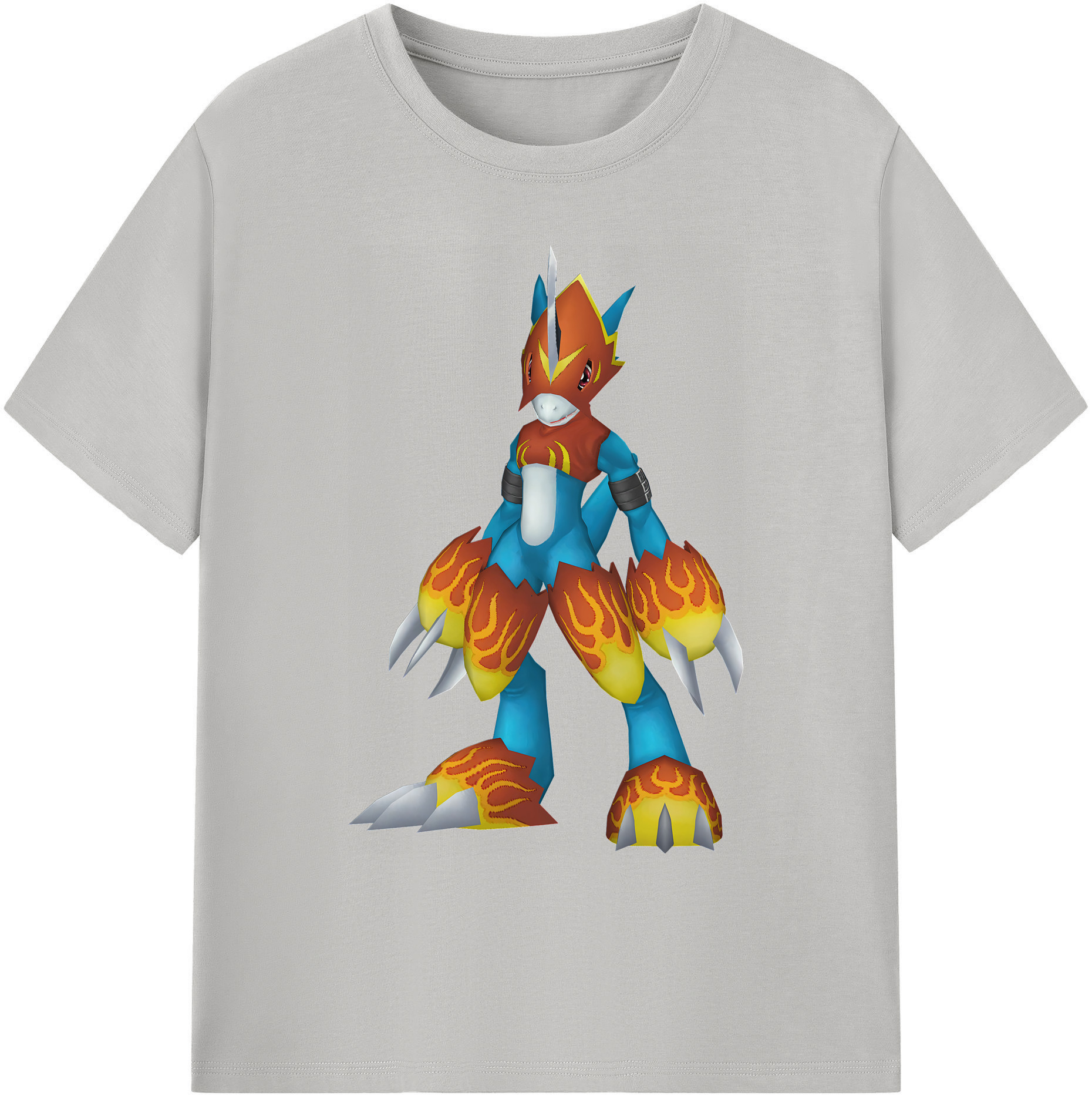 （画像用） Digimon デジタルモンスター/デジモン 綿100％ メンズ半袖Tシャツ｜肌触りやわらか＆通気性
