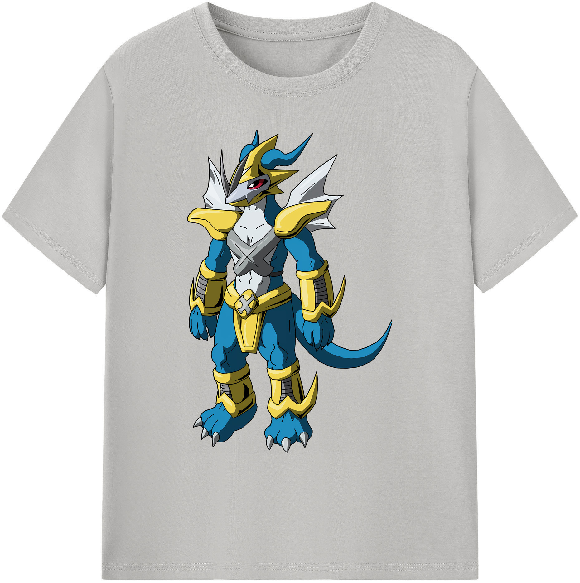 （画像用） Digimon デジタルモンスター/デジモン 綿100％ メンズ半袖Tシャツ｜肌触りやわらか＆通気性