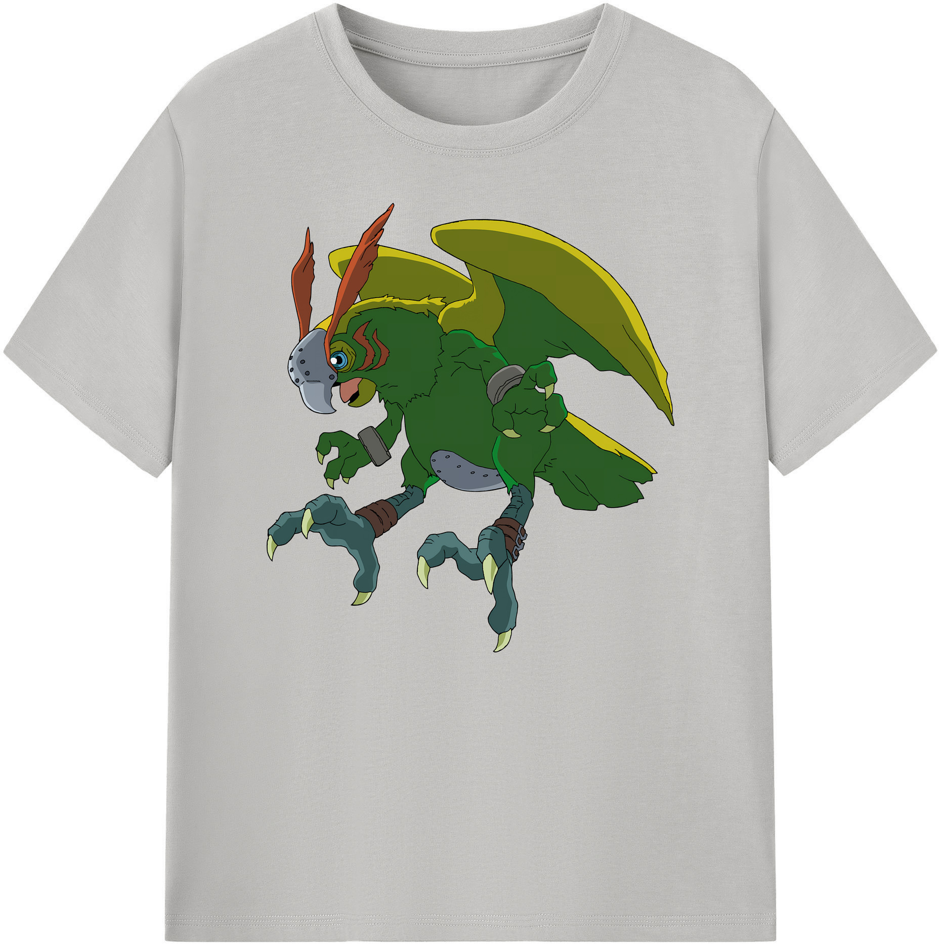 （画像用） Digimon デジタルモンスター/デジモン 綿100％ メンズ半袖Tシャツ｜肌触りやわらか＆通気性