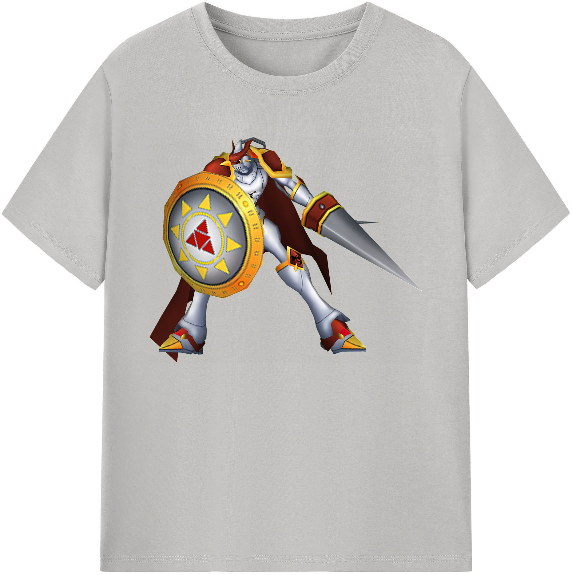 （画像用） Digimon デジタルモンスター/デジモン 綿100％ メンズ半袖Tシャツ｜肌触りやわらか＆通気性