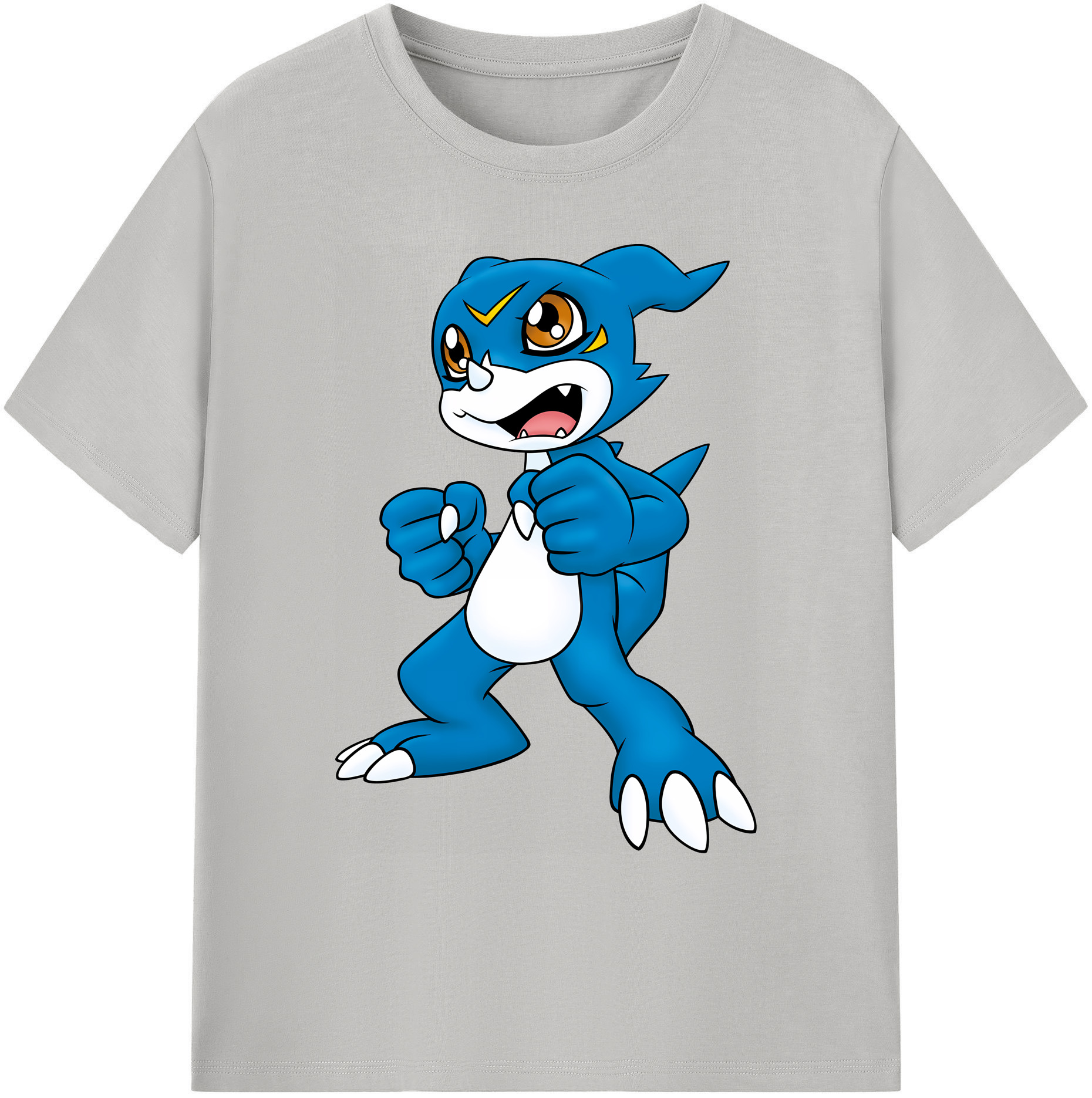 （画像用） Digimon デジタルモンスター/デジモン 綿100％ メンズ半袖Tシャツ｜肌触りやわらか＆通気性
