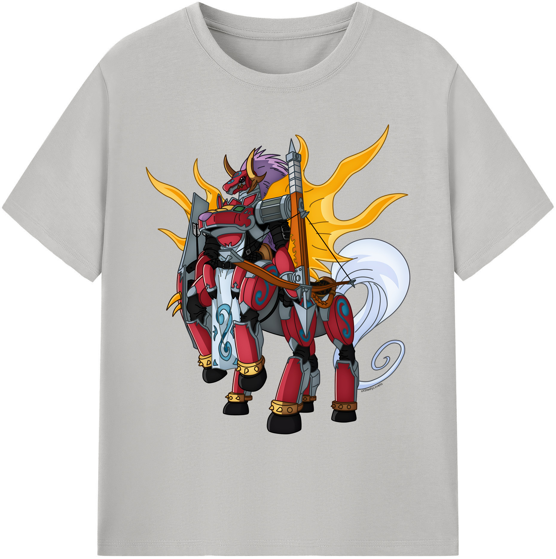 （画像用） Digimon デジタルモンスター/デジモン 綿100％ メンズ半袖Tシャツ｜肌触りやわらか＆通気性