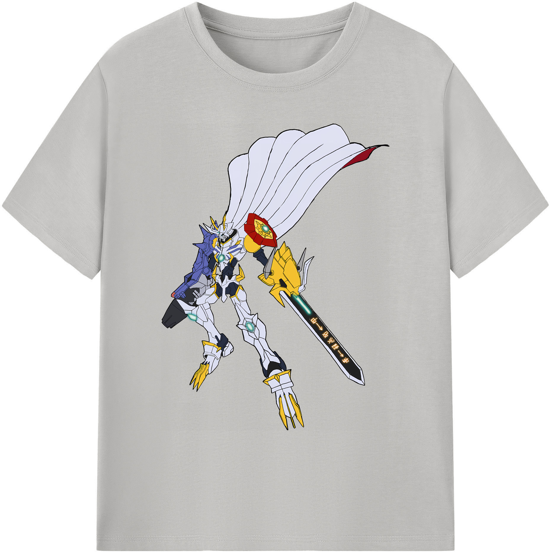 （画像用） Digimon デジタルモンスター/デジモン 綿100％ メンズ半袖Tシャツ｜肌触りやわらか＆通気性