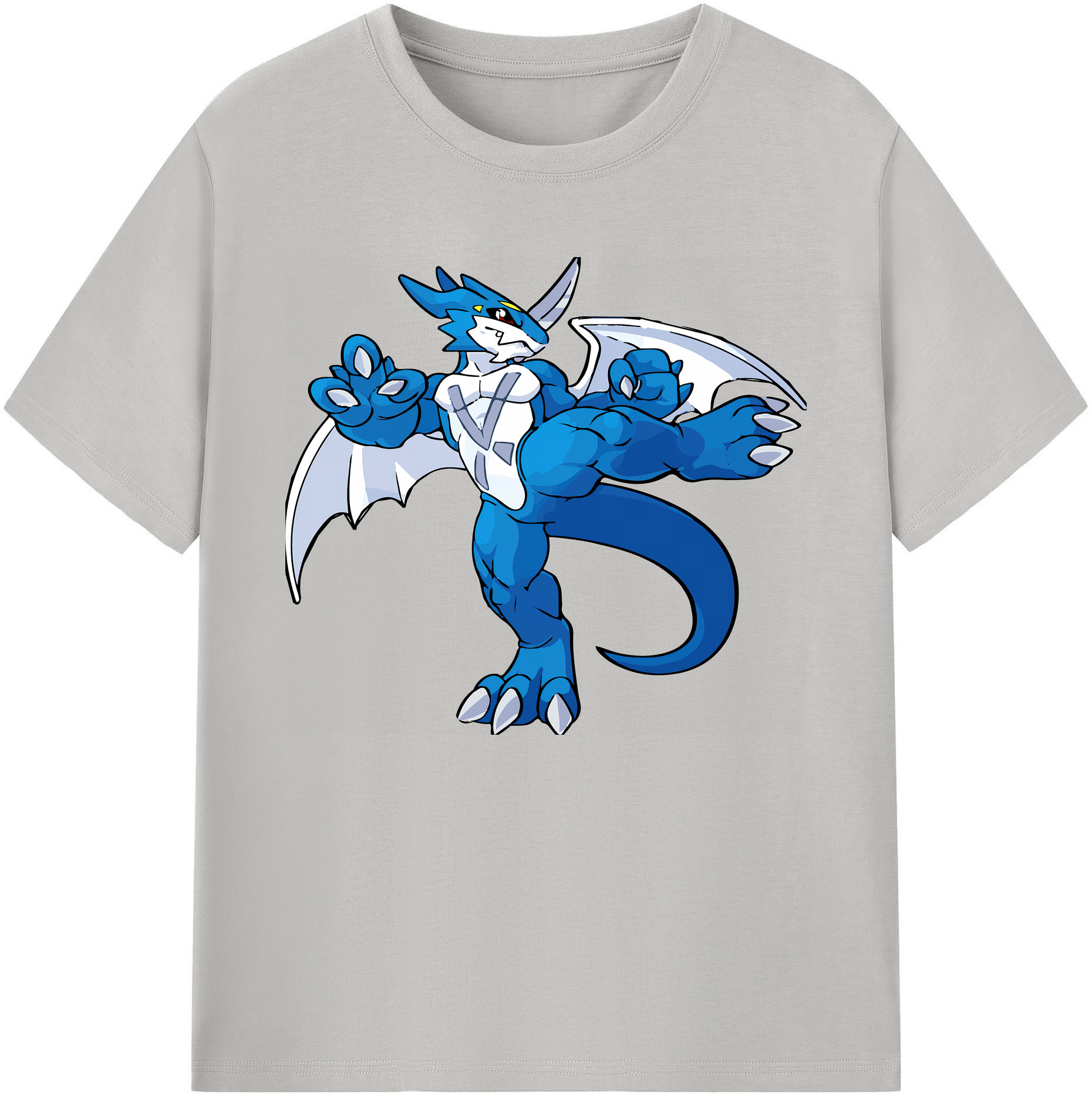 （画像用） Digimon デジタルモンスター/デジモン 綿100％ メンズ半袖Tシャツ｜肌触りやわらか＆通気性