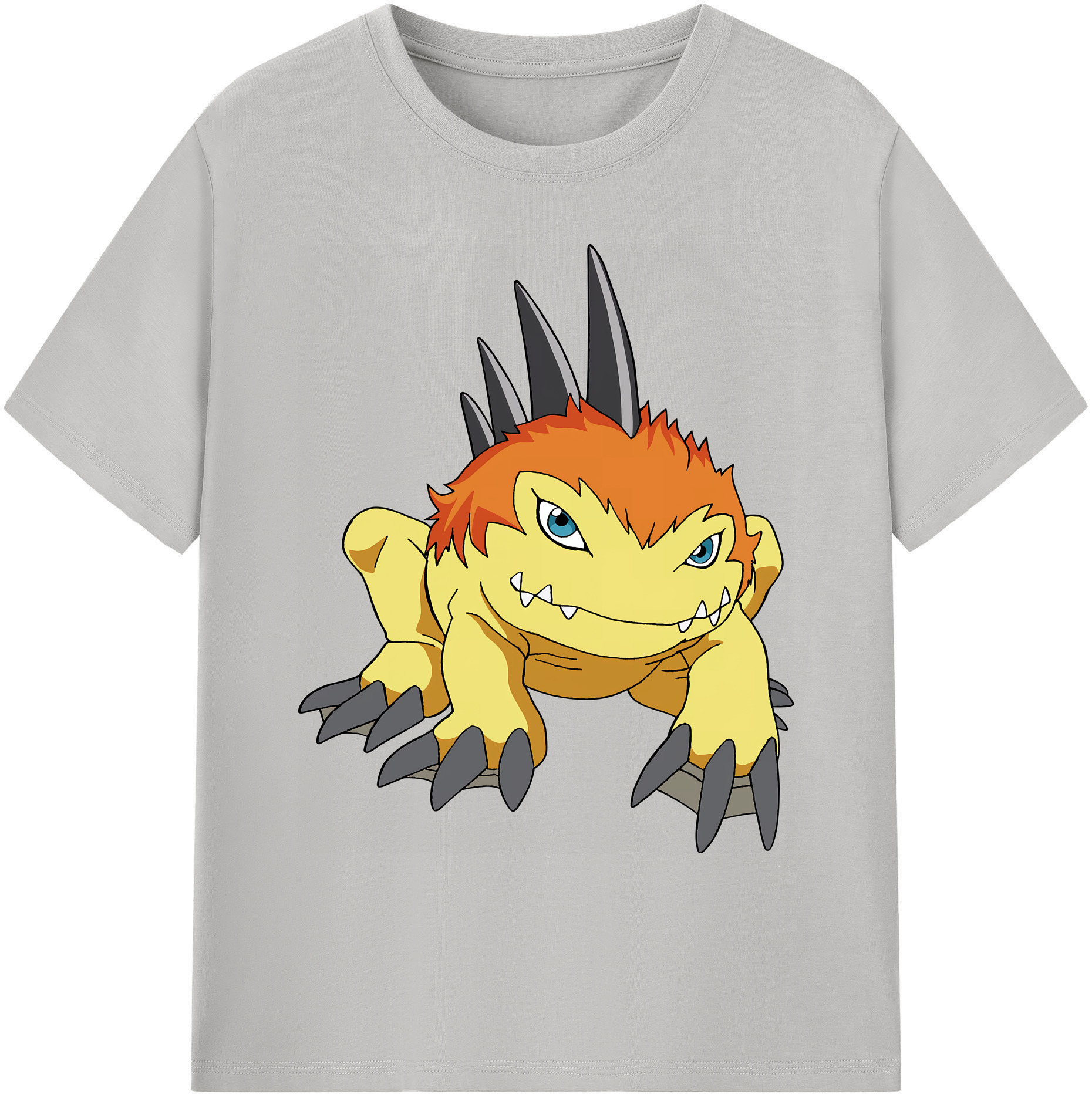 （画像用） Digimon デジタルモンスター/デジモン 綿100％ メンズ半袖Tシャツ｜肌触りやわらか＆通気性