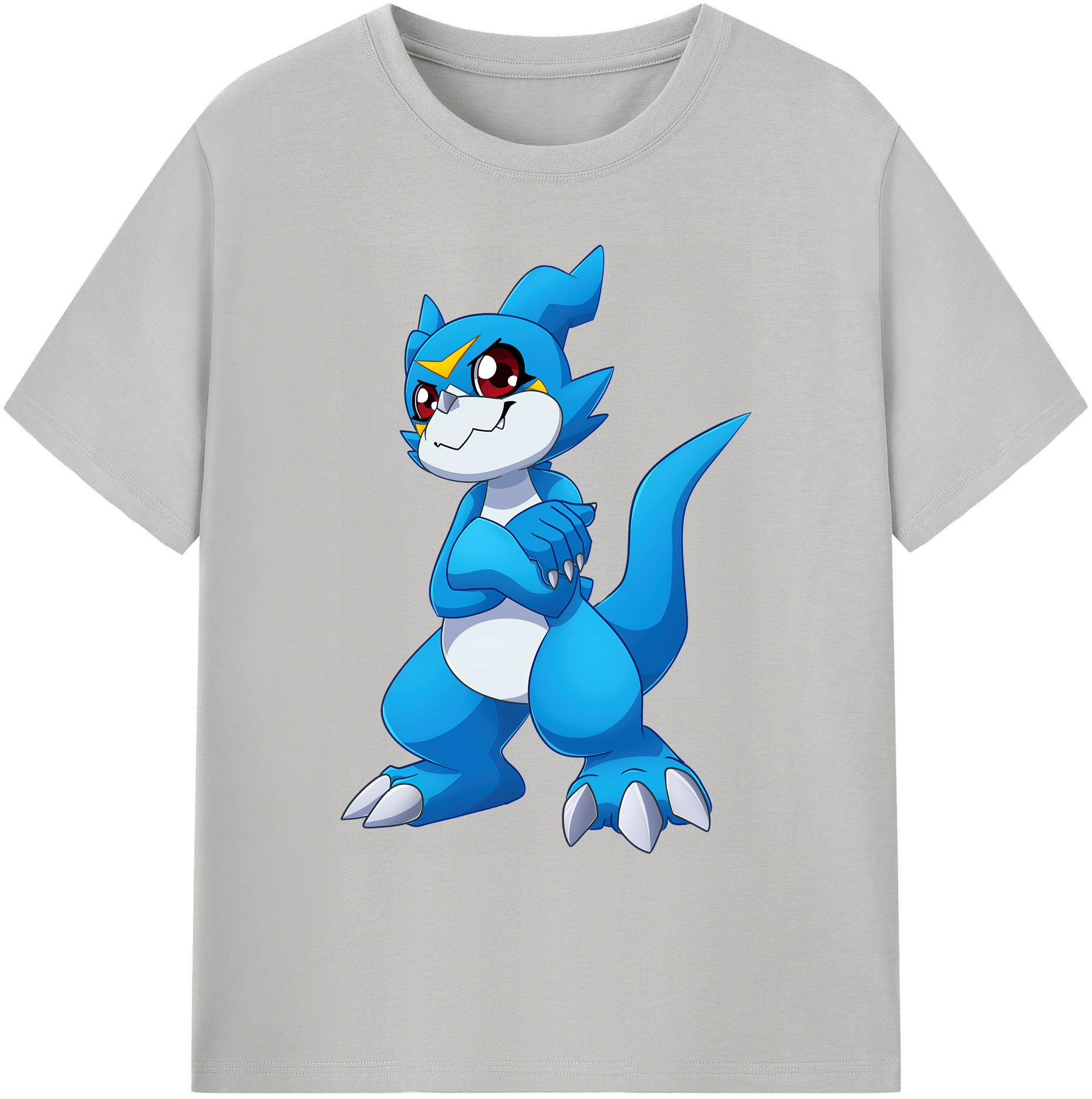 （画像用） Digimon デジタルモンスター/デジモン 綿100％ メンズ半袖Tシャツ｜肌触りやわらか＆通気性
