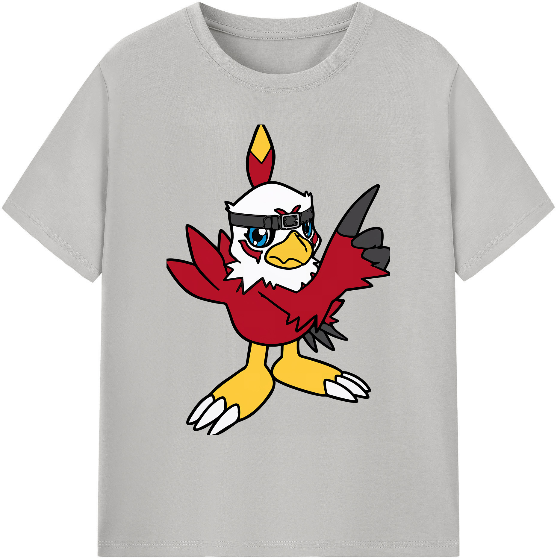 （画像用） Digimon デジタルモンスター/デジモン 綿100％ メンズ半袖Tシャツ｜肌触りやわらか＆通気性