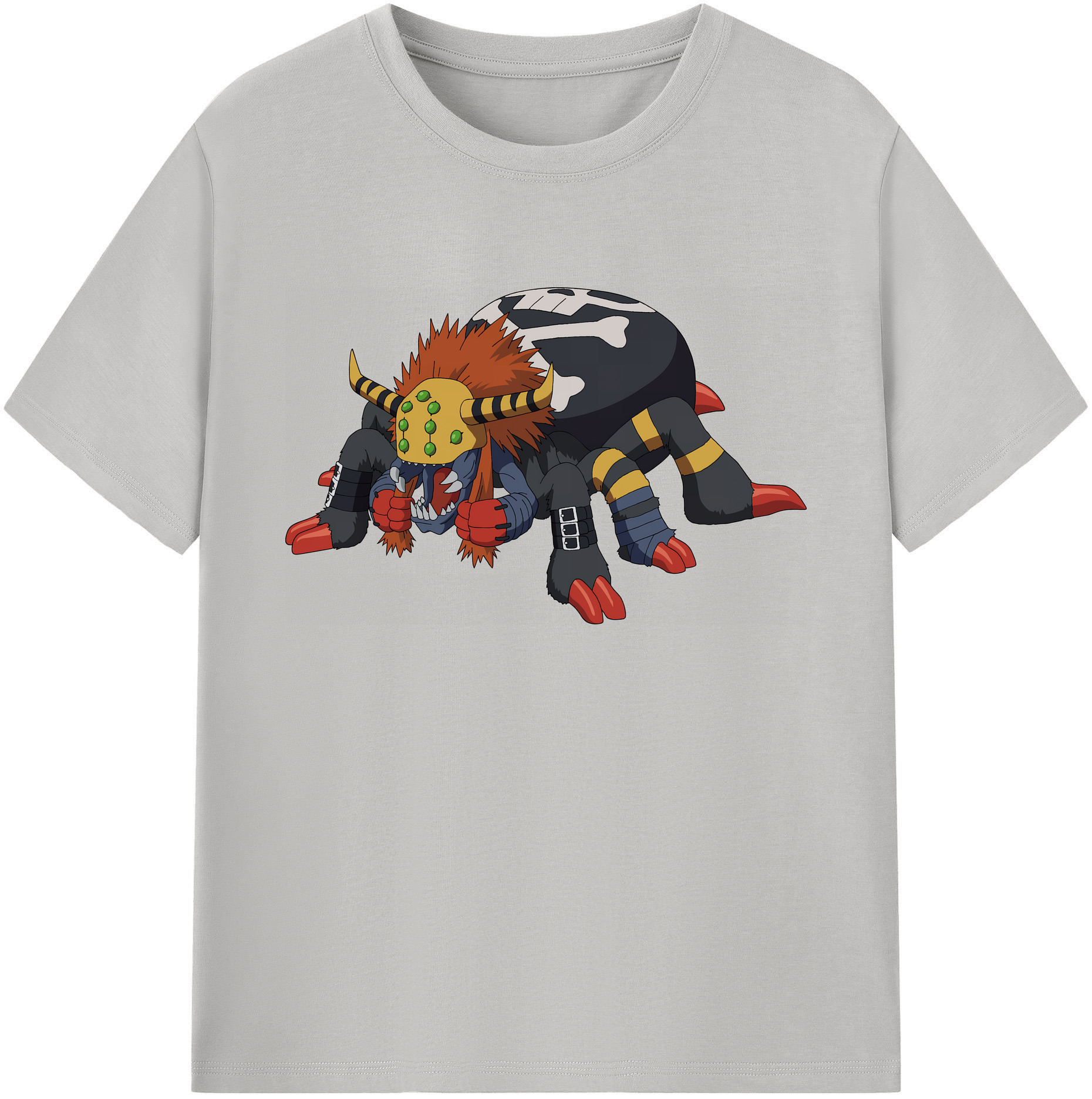 （画像用） Digimon デジタルモンスター/デジモン 綿100％ メンズ半袖Tシャツ｜肌触りやわらか＆通気性