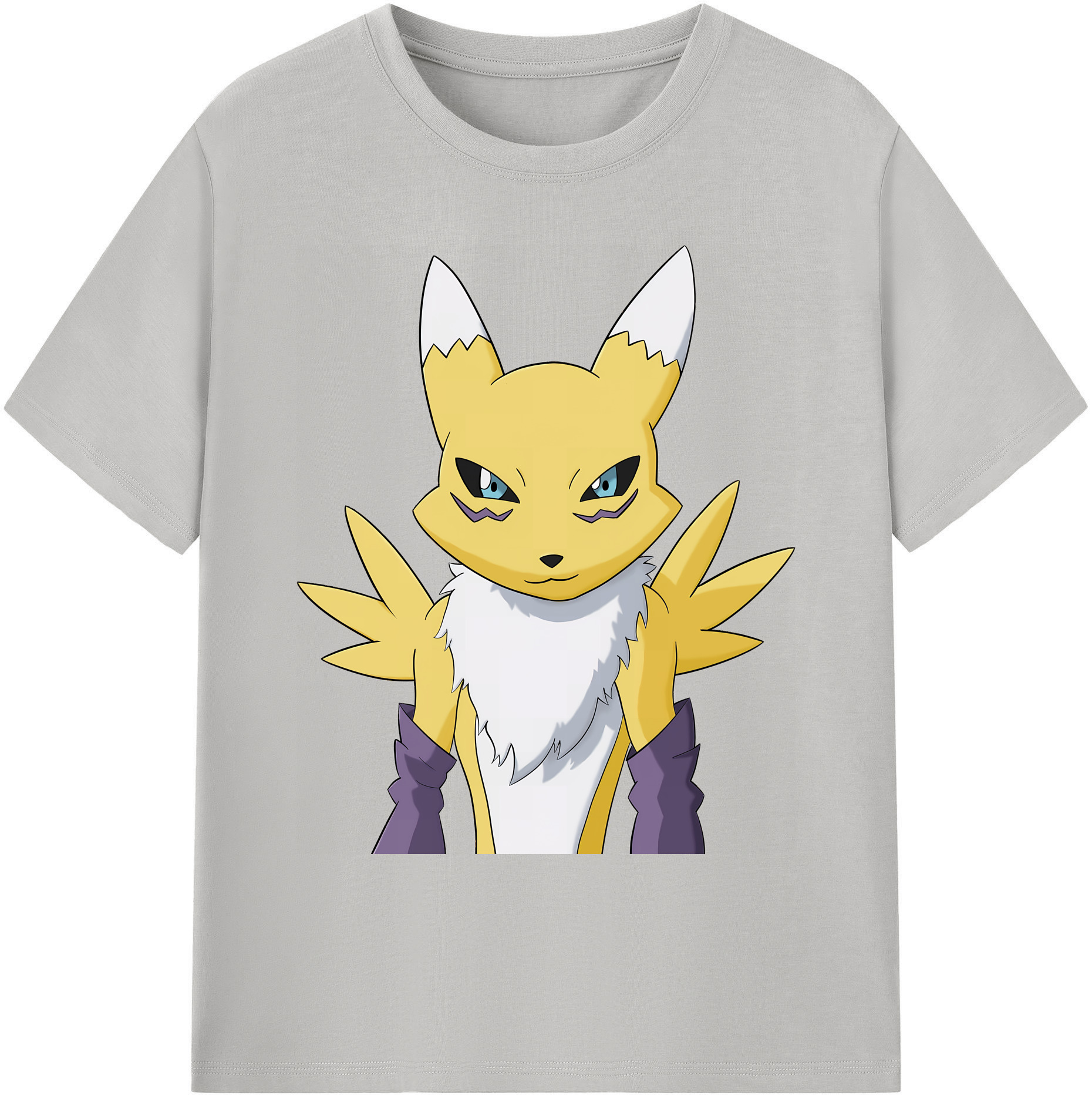 （画像用） Digimon デジタルモンスター/デジモン 綿100％ メンズ半袖Tシャツ｜肌触りやわらか＆通気性