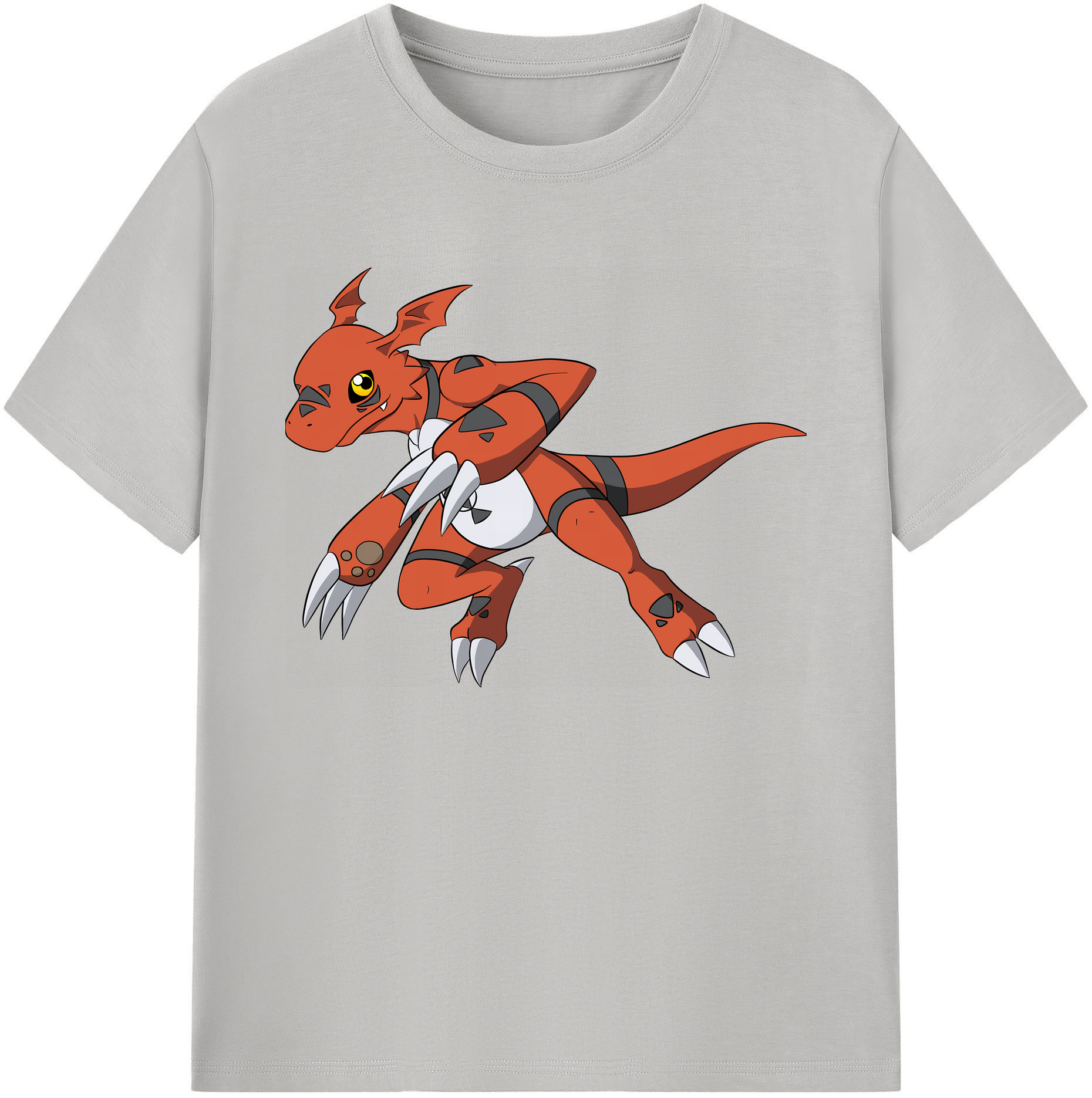 （画像用） Digimon デジタルモンスター/デジモン 綿100％ メンズ半袖Tシャツ｜肌触りやわらか＆通気性