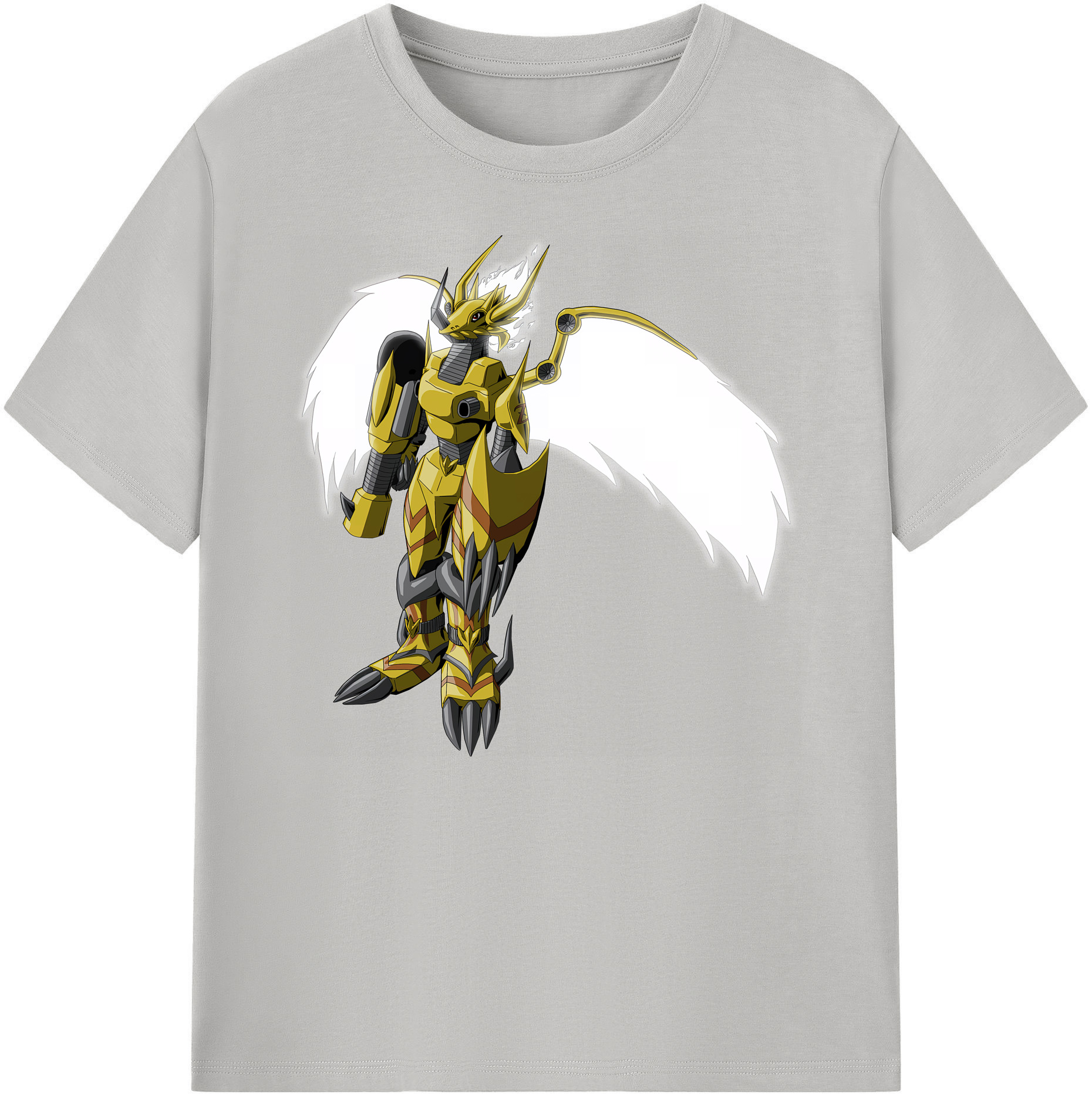 （画像用） Digimon デジタルモンスター/デジモン 綿100％ メンズ半袖Tシャツ｜肌触りやわらか＆通気性