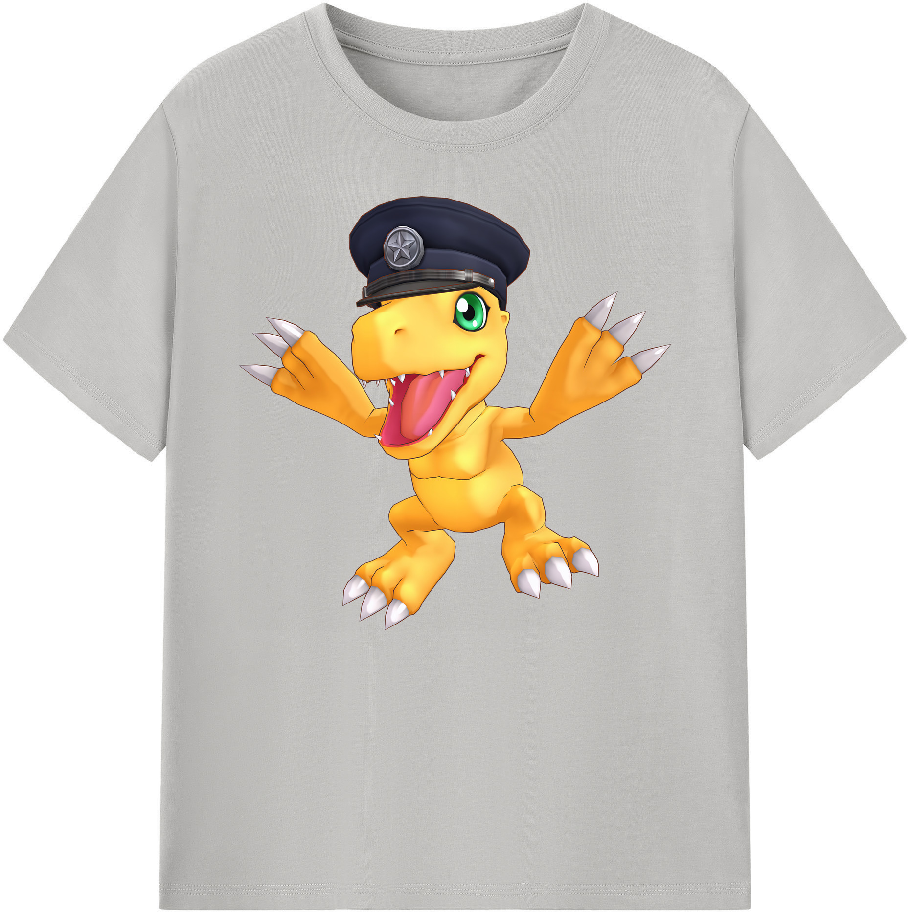 （画像用） Digimon デジタルモンスター/デジモン 綿100％ メンズ半袖Tシャツ｜肌触りやわらか＆通気性