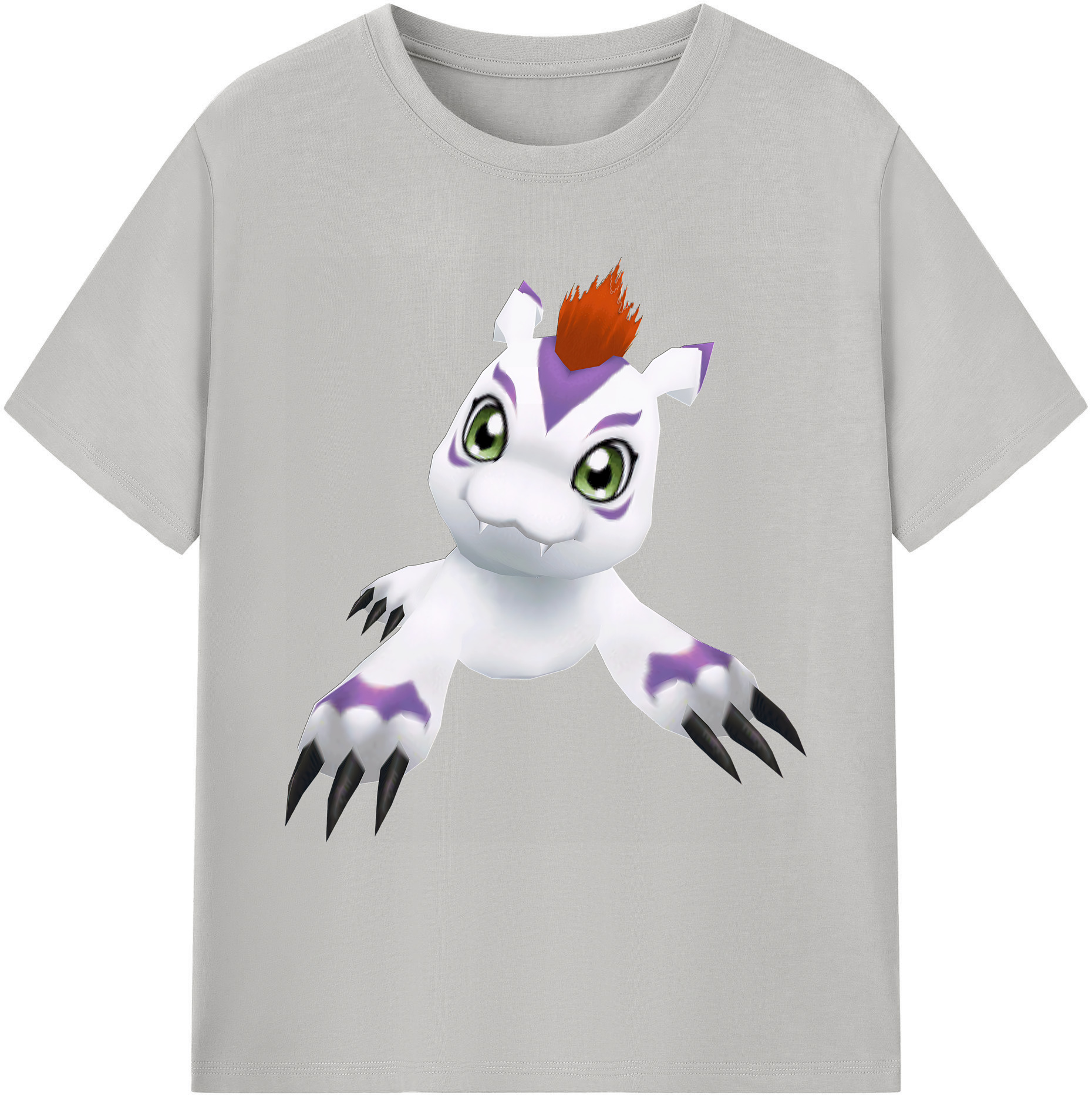 （画像用） Digimon デジタルモンスター/デジモン 綿100％ メンズ半袖Tシャツ｜肌触りやわらか＆通気性