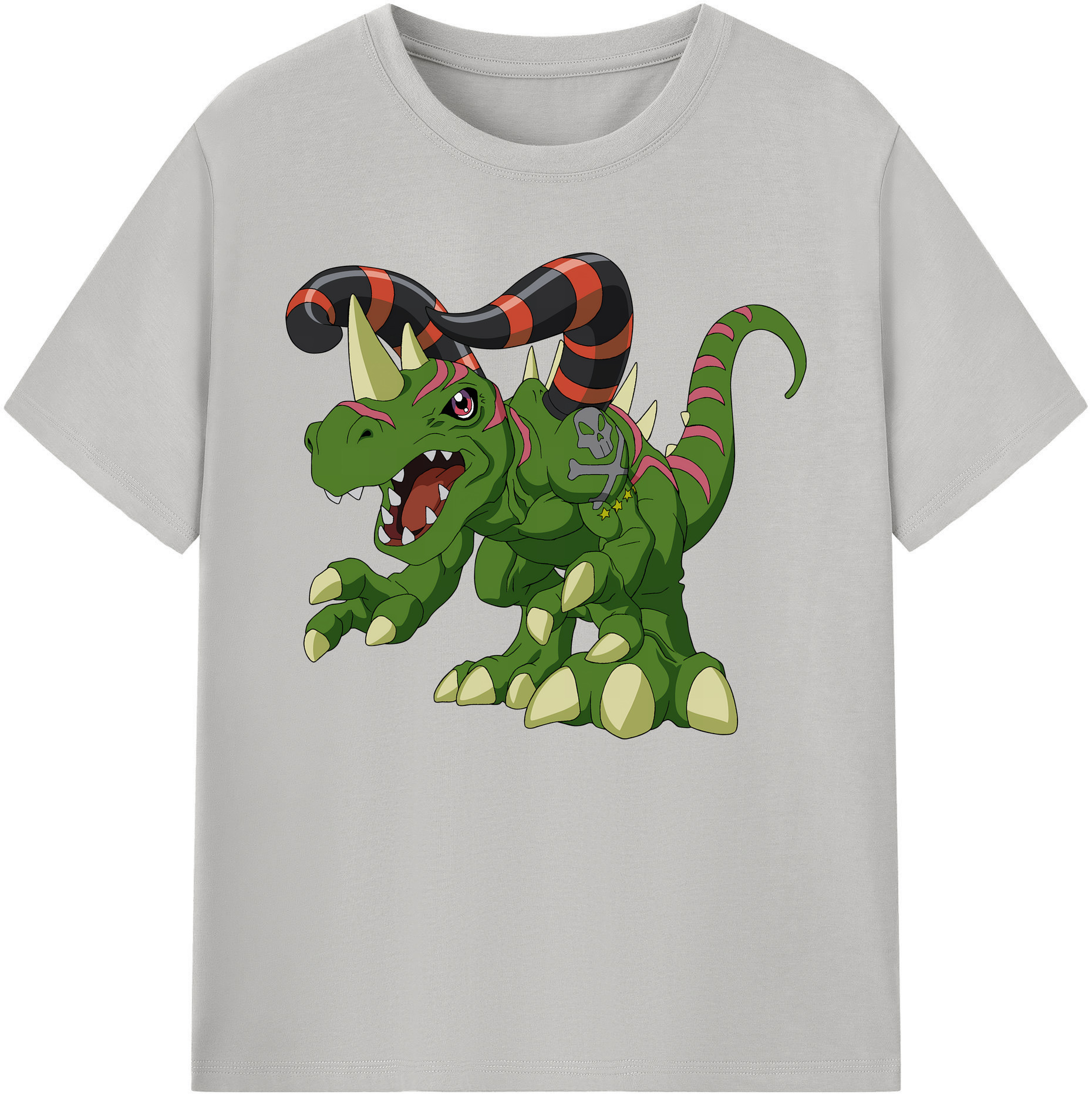 （画像用） Digimon デジタルモンスター/デジモン 綿100％ メンズ半袖Tシャツ｜肌触りやわらか＆通気性