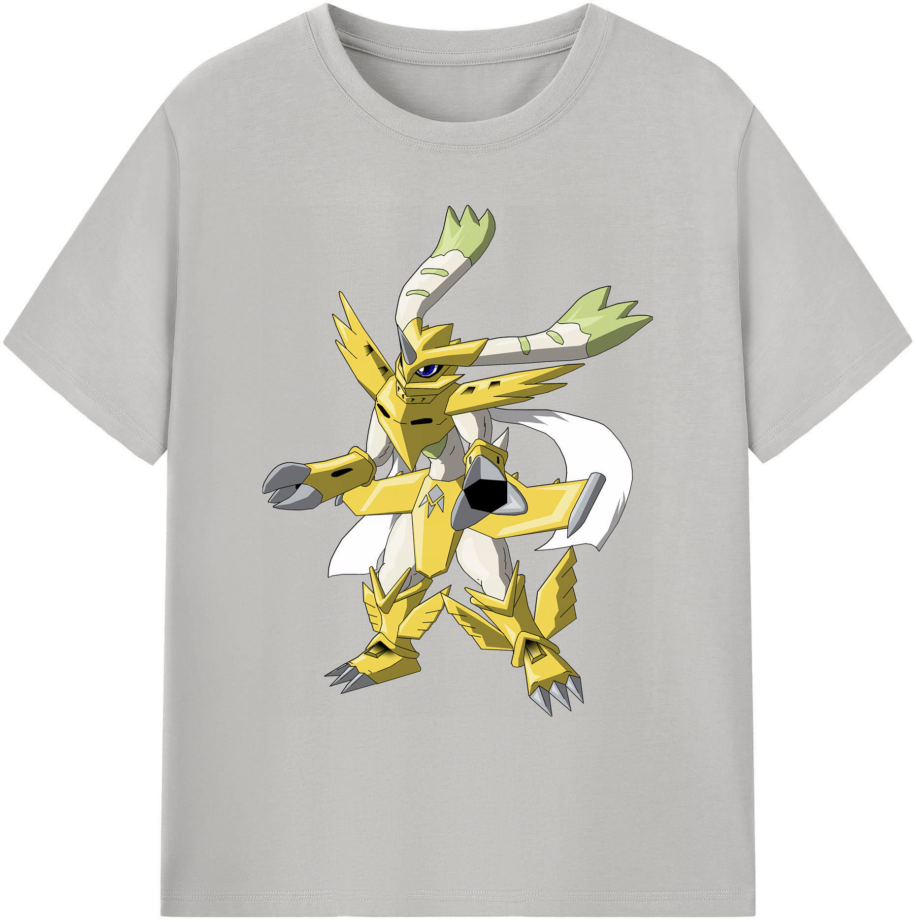 （画像用） Digimon デジタルモンスター/デジモン 綿100％ メンズ半袖Tシャツ｜肌触りやわらか＆通気性