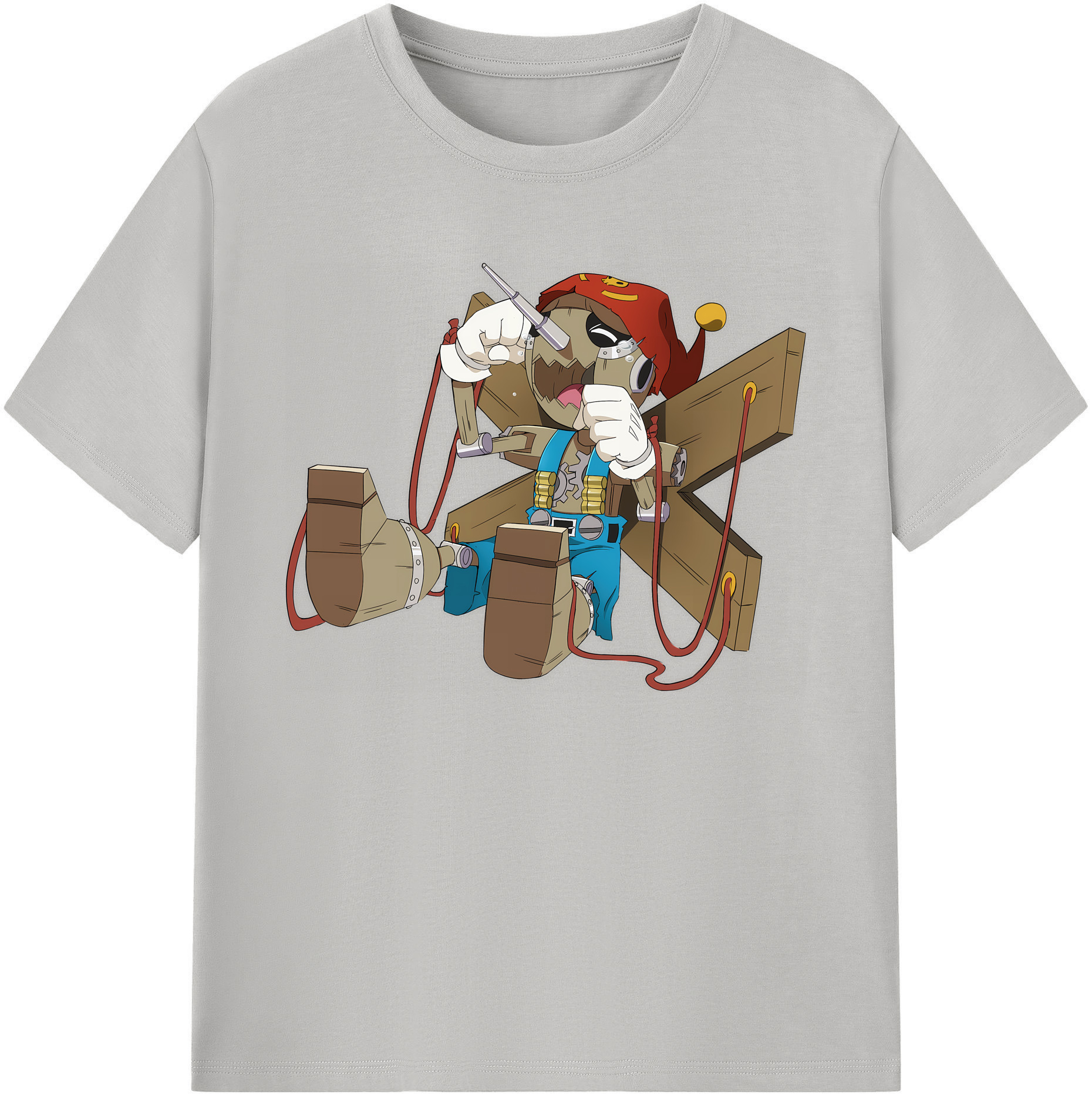 （画像用） Digimon デジタルモンスター/デジモン 綿100％ メンズ半袖Tシャツ｜肌触りやわらか＆通気性