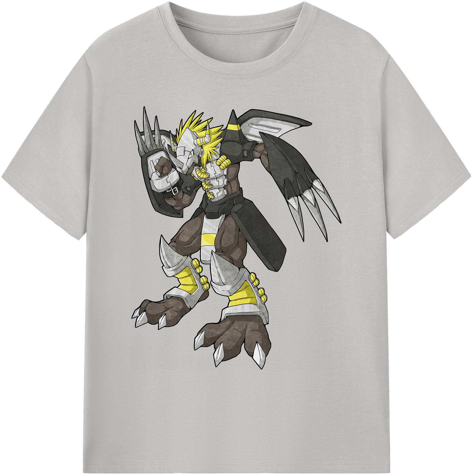 （画像用） Digimon デジタルモンスター/デジモン 綿100％ メンズ半袖Tシャツ｜肌触りやわらか＆通気性