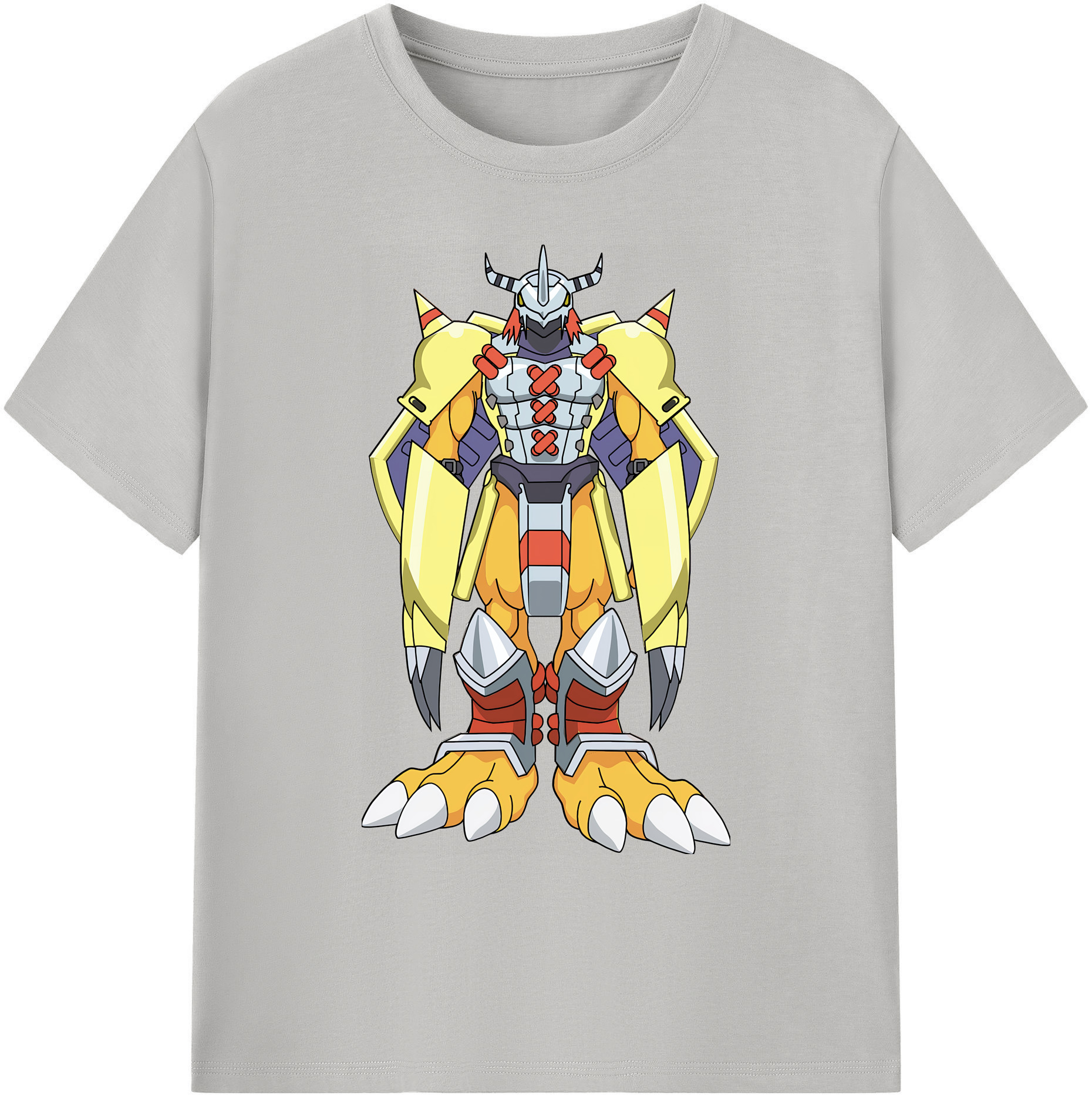 （画像用） Digimon デジタルモンスター/デジモン 綿100％ メンズ半袖Tシャツ｜肌触りやわらか＆通気性