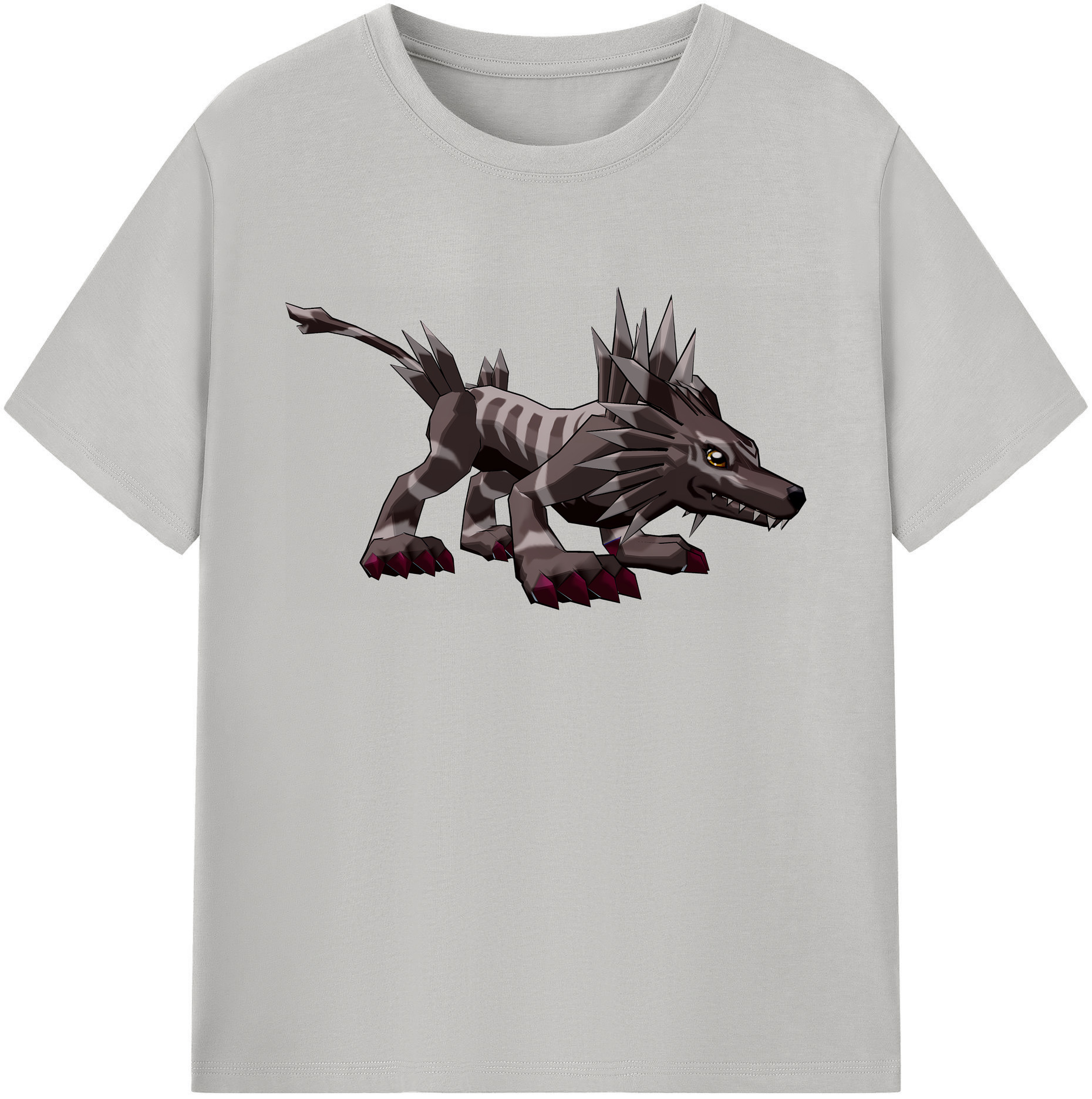（画像用） Digimon デジタルモンスター/デジモン 綿100％ メンズ半袖Tシャツ｜肌触りやわらか＆通気性