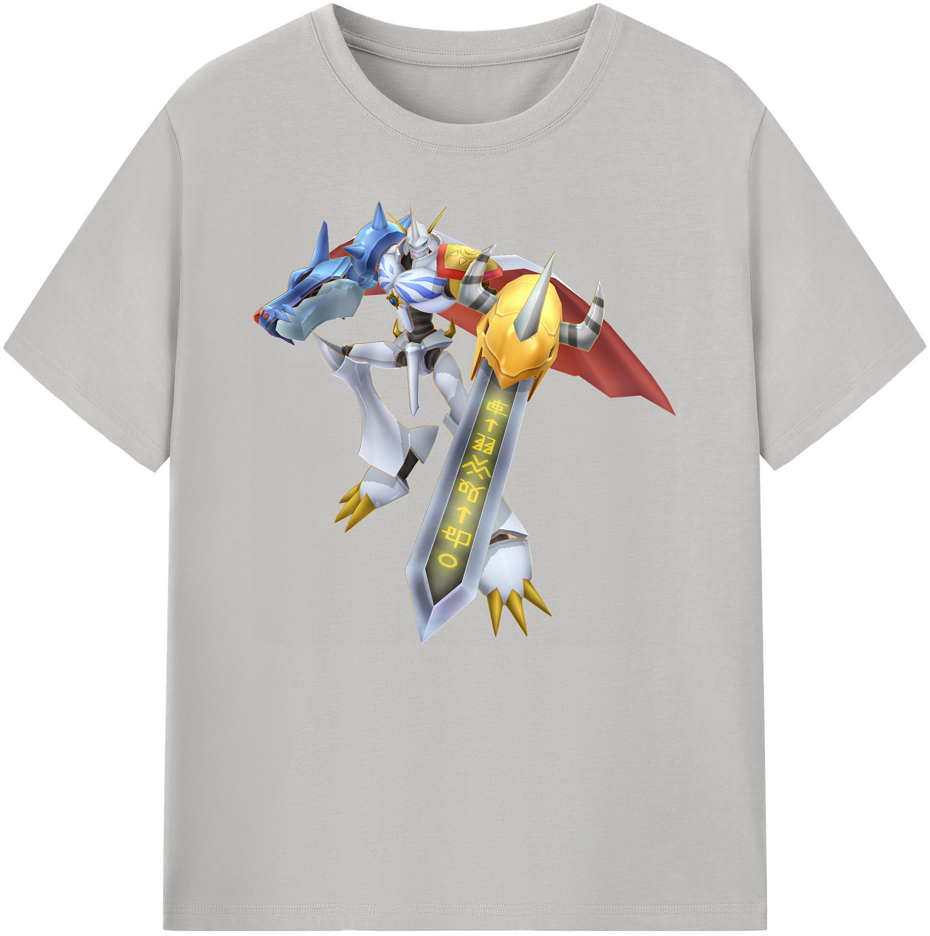 （画像用） Digimon デジタルモンスター/デジモン 綿100％ メンズ半袖Tシャツ｜肌触りやわらか＆通気性