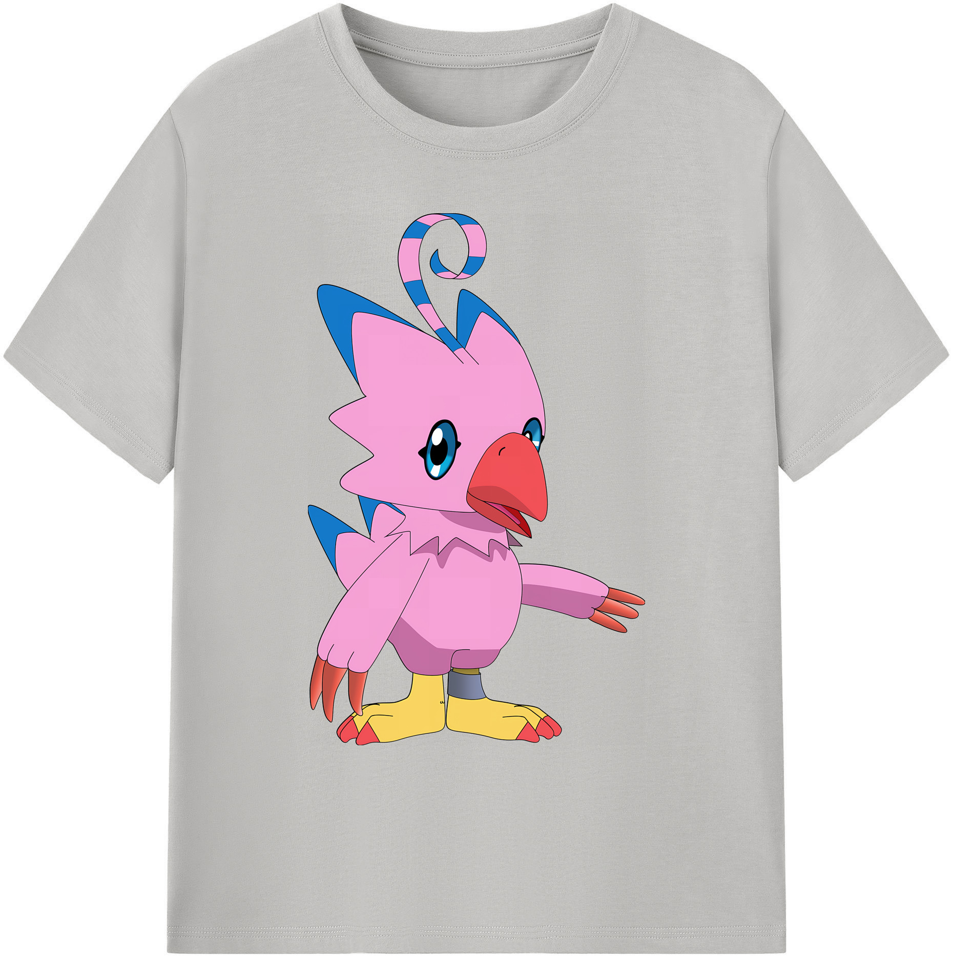 （画像用） Digimon デジタルモンスター/デジモン 綿100％ メンズ半袖Tシャツ｜肌触りやわらか＆通気性