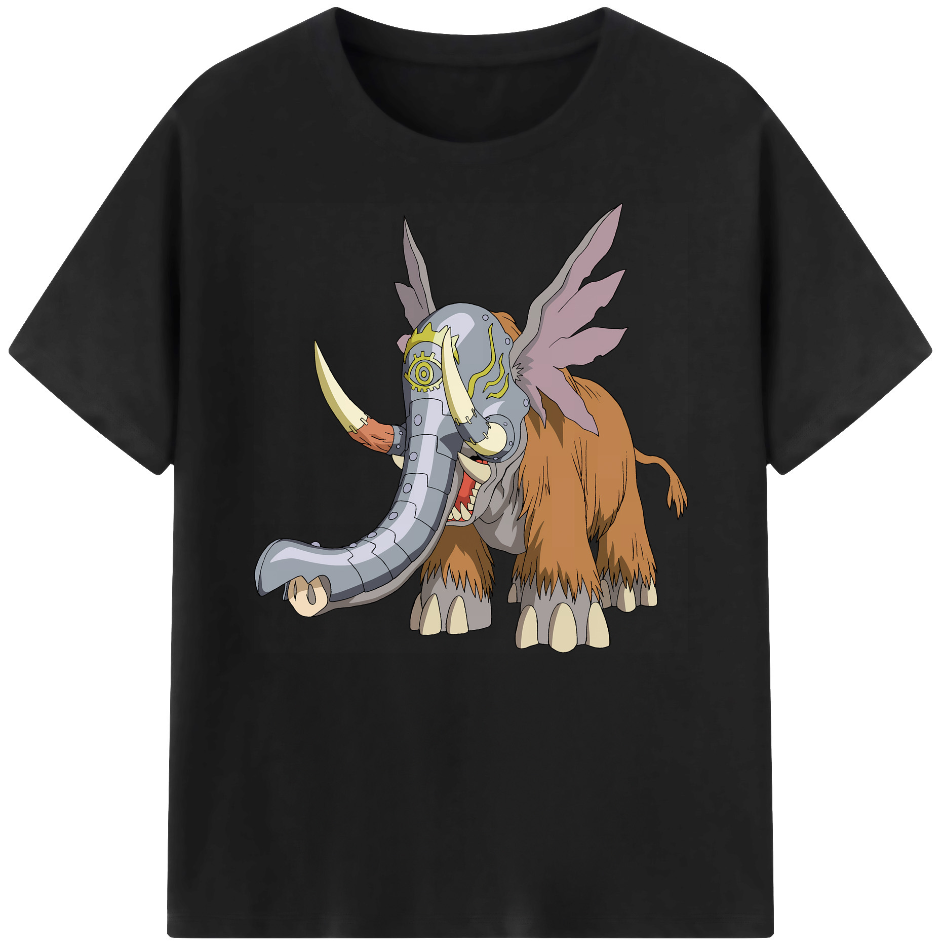（画像用） Digimon デジタルモンスター/デジモン 綿100％ メンズ半袖Tシャツ｜肌触りやわらか＆通気性