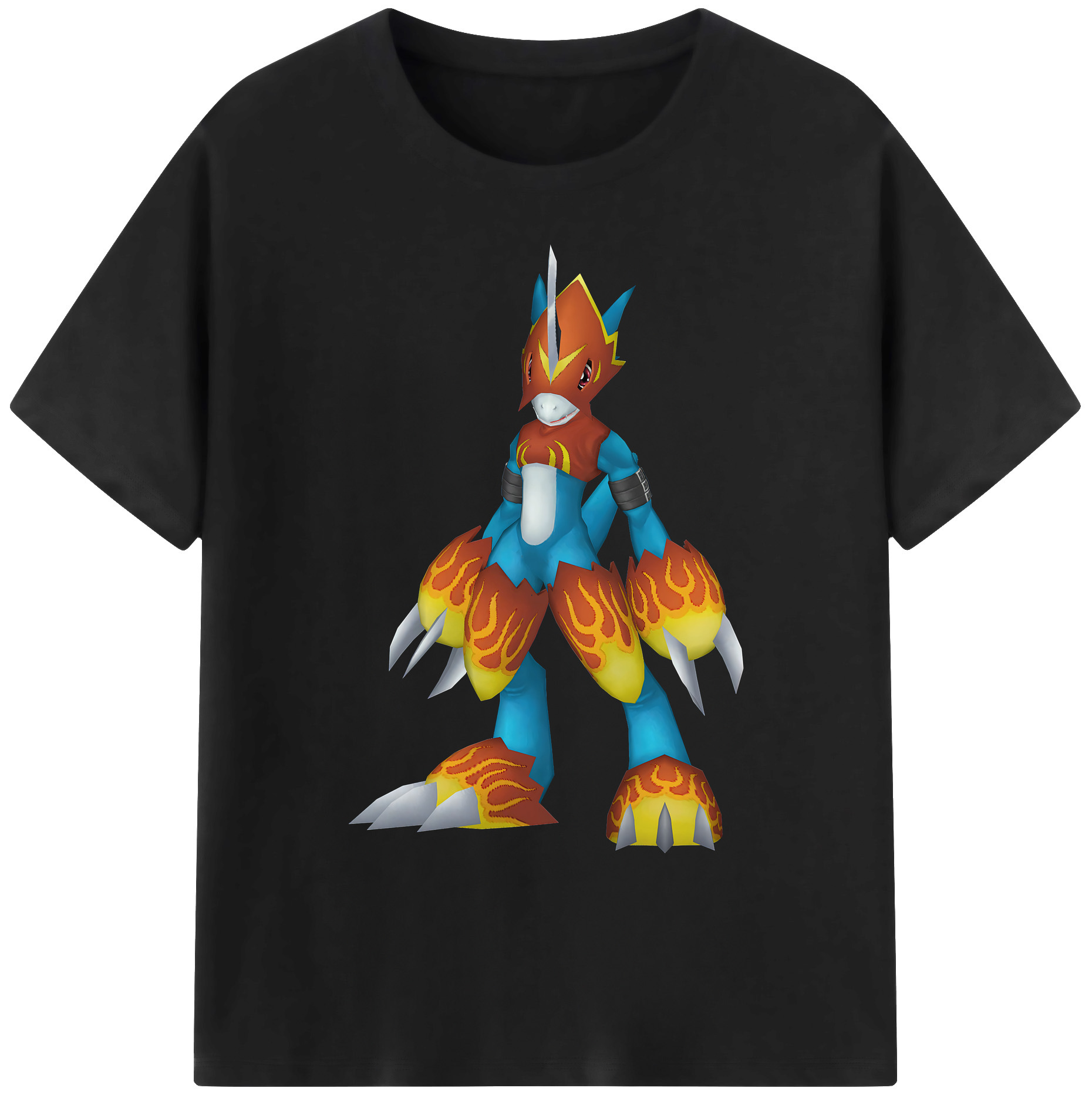 （画像用） Digimon デジタルモンスター/デジモン 綿100％ メンズ半袖Tシャツ｜肌触りやわらか＆通気性