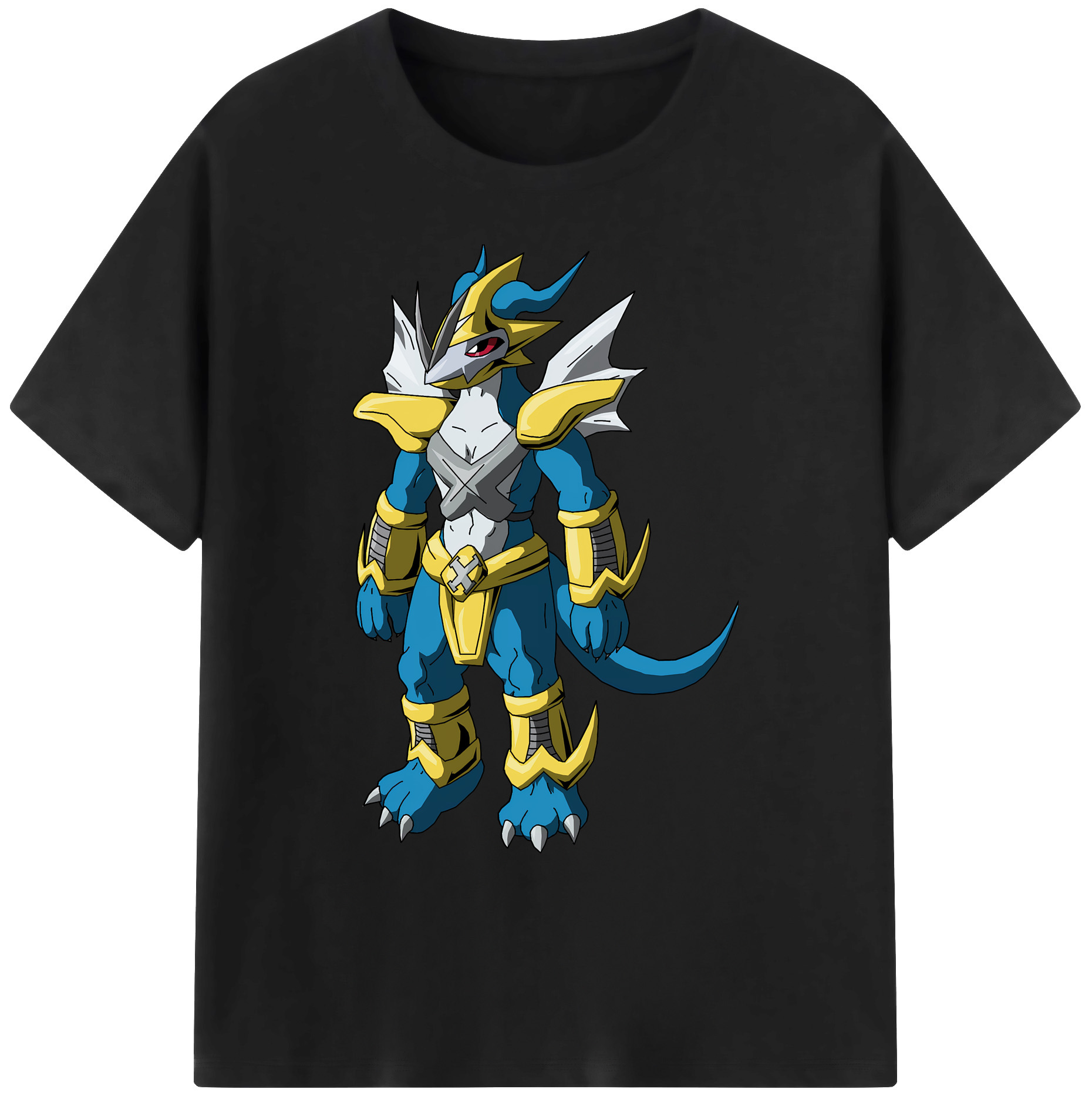 （画像用） Digimon デジタルモンスター/デジモン 綿100％ メンズ半袖Tシャツ｜肌触りやわらか＆通気性