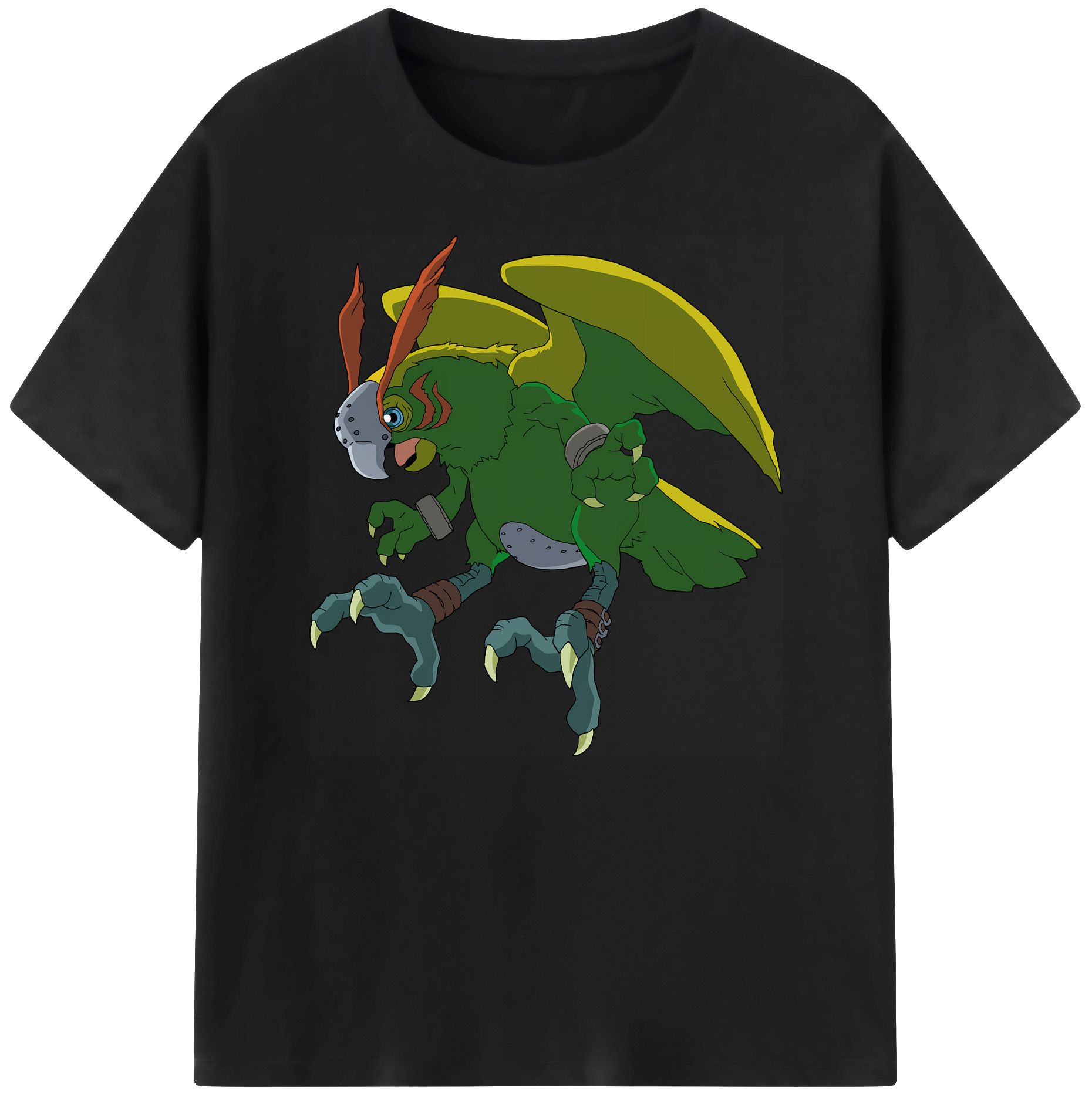 （画像用） Digimon デジタルモンスター/デジモン 綿100％ メンズ半袖Tシャツ｜肌触りやわらか＆通気性