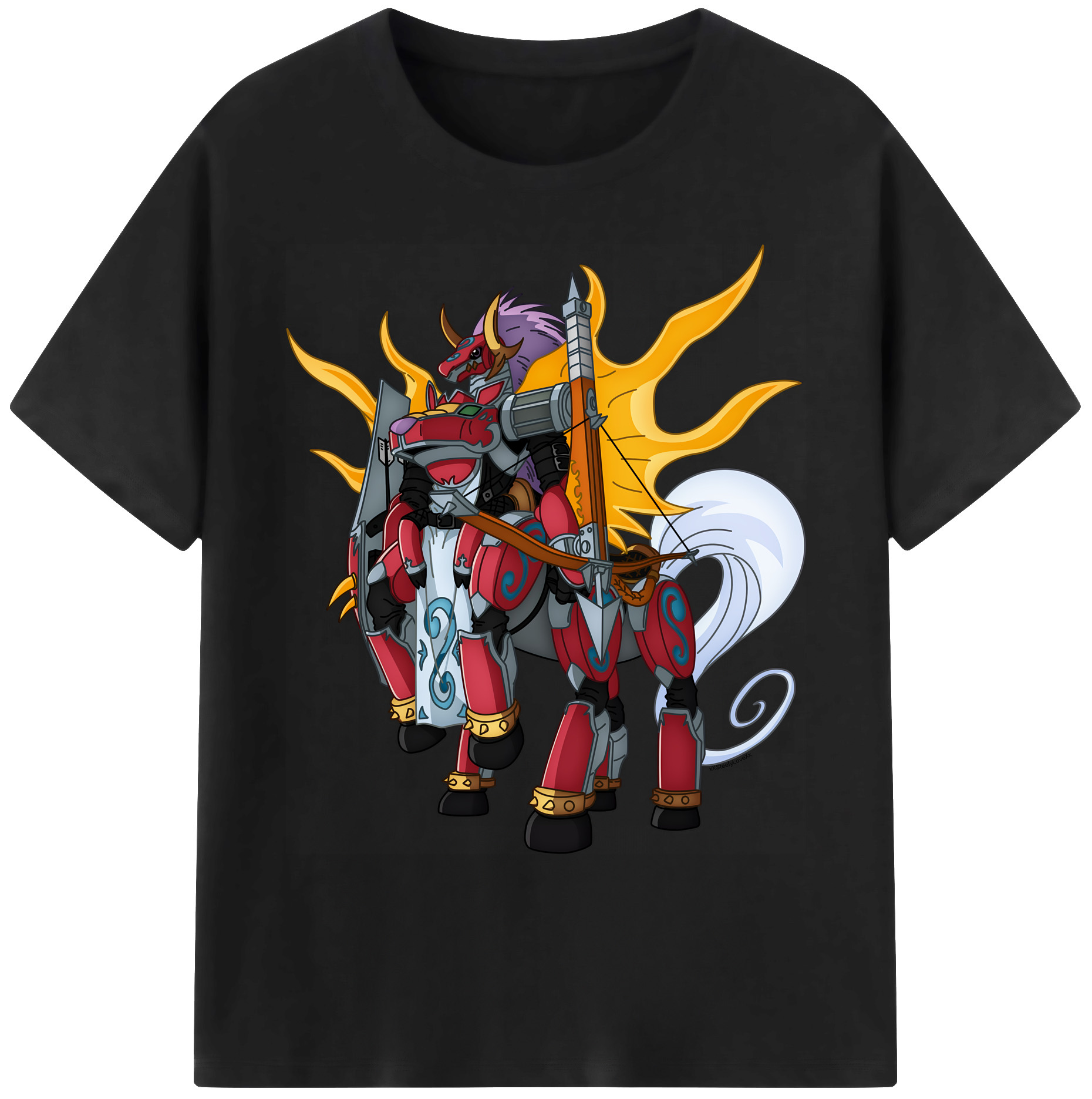 （画像用） Digimon デジタルモンスター/デジモン 綿100％ メンズ半袖Tシャツ｜肌触りやわらか＆通気性