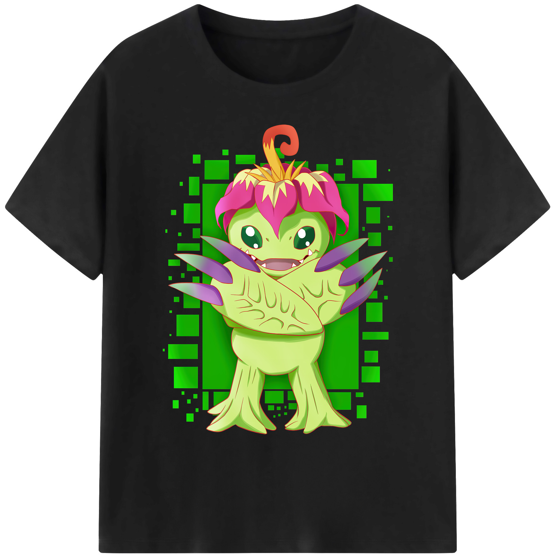（画像用） Digimon デジタルモンスター/デジモン 綿100％ メンズ半袖Tシャツ｜肌触りやわらか＆通気性