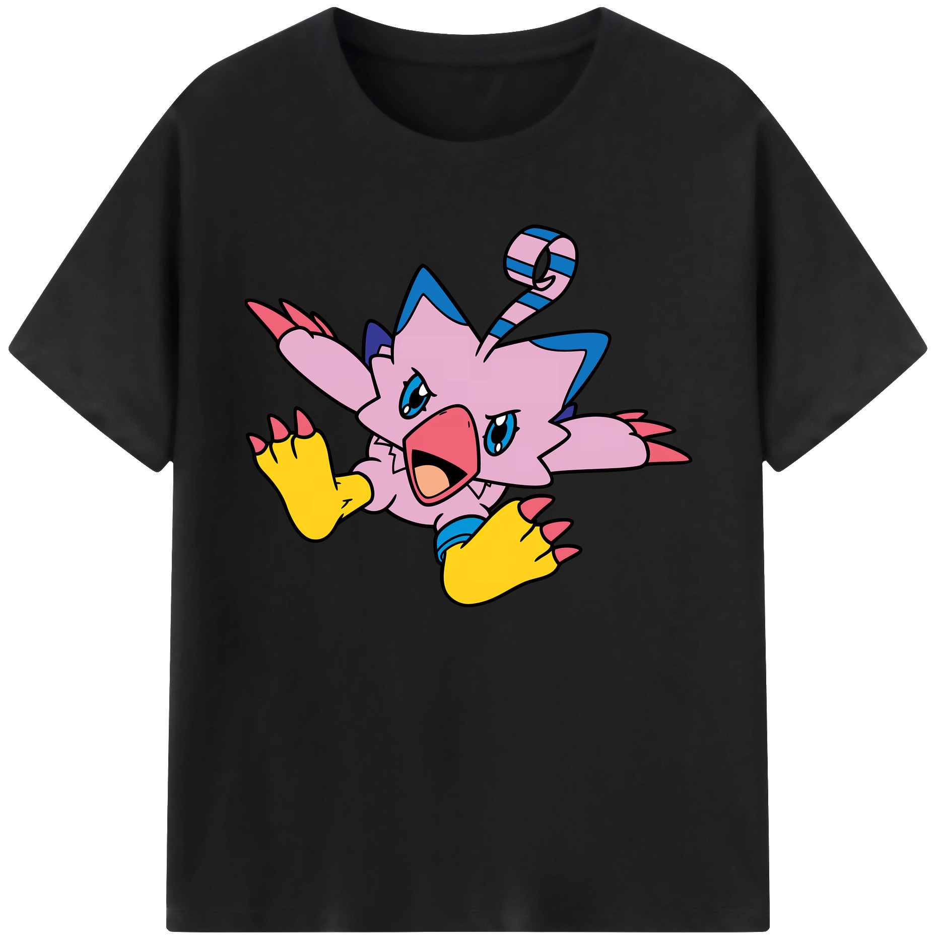 （画像用） Digimon デジタルモンスター/デジモン 綿100％ メンズ半袖Tシャツ｜肌触りやわらか＆通気性