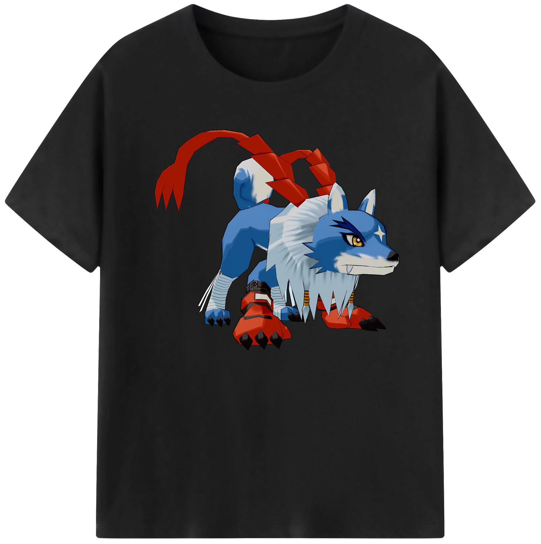 （画像用） Digimon デジタルモンスター/デジモン 綿100％ メンズ半袖Tシャツ｜肌触りやわらか＆通気性