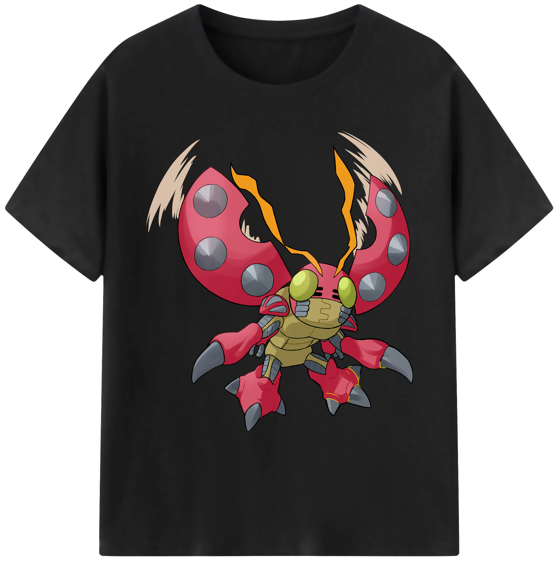 （画像用） Digimon デジタルモンスター/デジモン 綿100％ メンズ半袖Tシャツ｜肌触りやわらか＆通気性