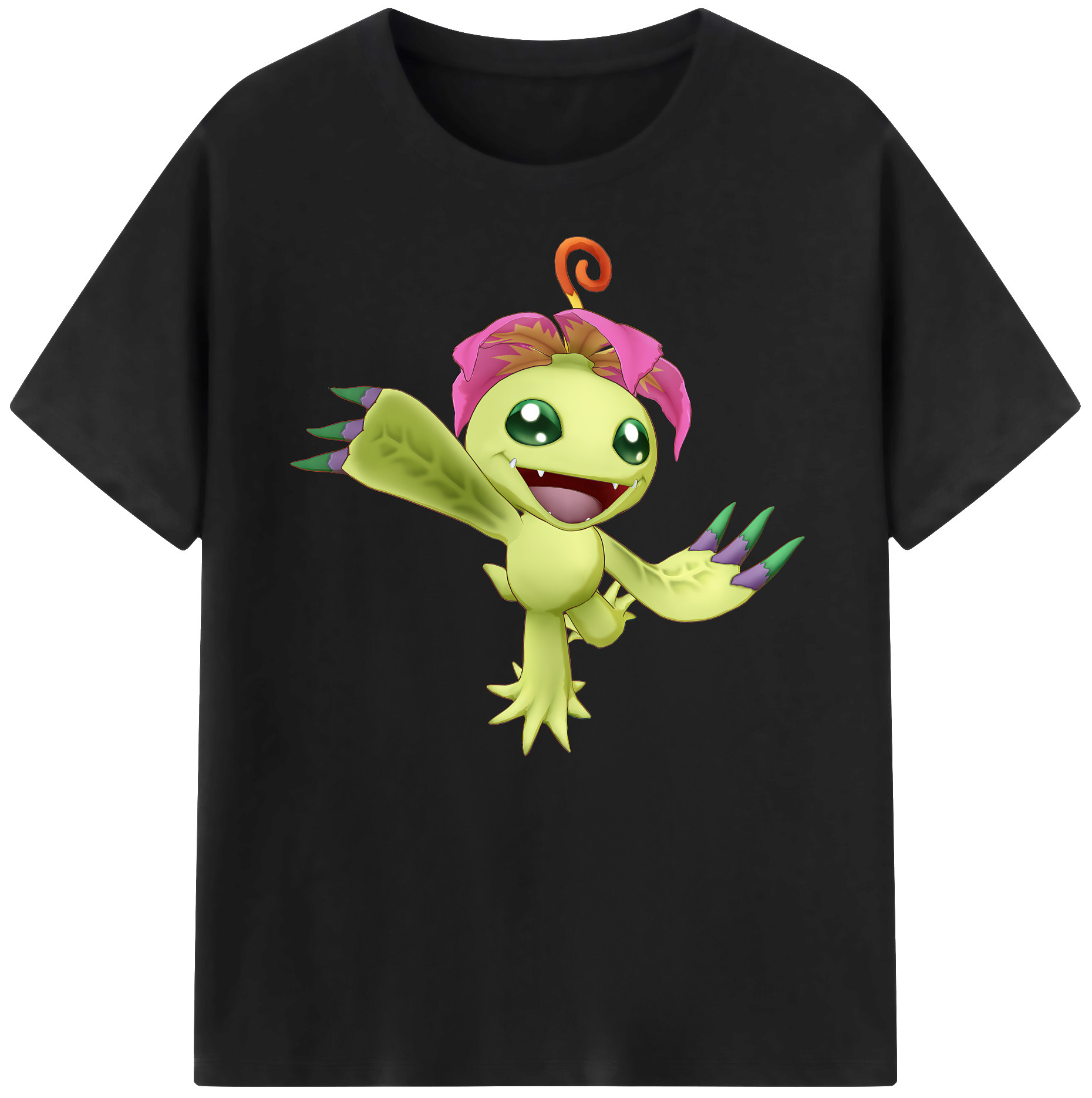 （画像用） Digimon デジタルモンスター/デジモン 綿100％ メンズ半袖Tシャツ｜肌触りやわらか＆通気性