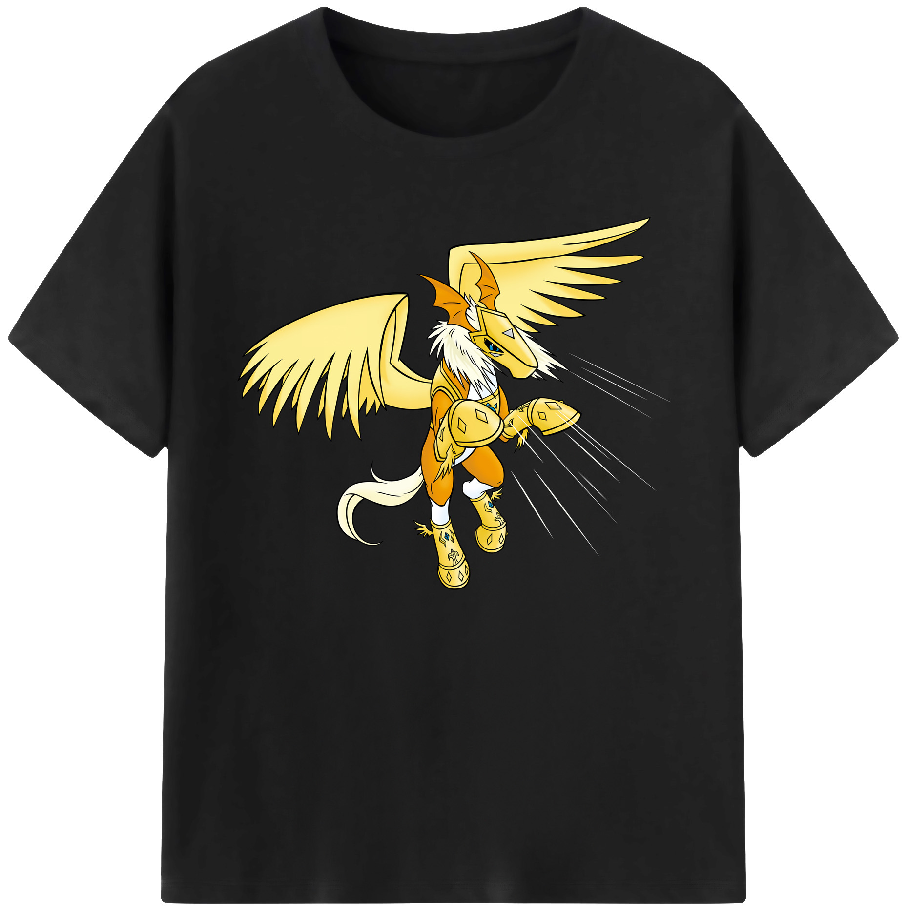 （画像用） Digimon デジタルモンスター/デジモン 綿100％ メンズ半袖Tシャツ｜肌触りやわらか＆通気性