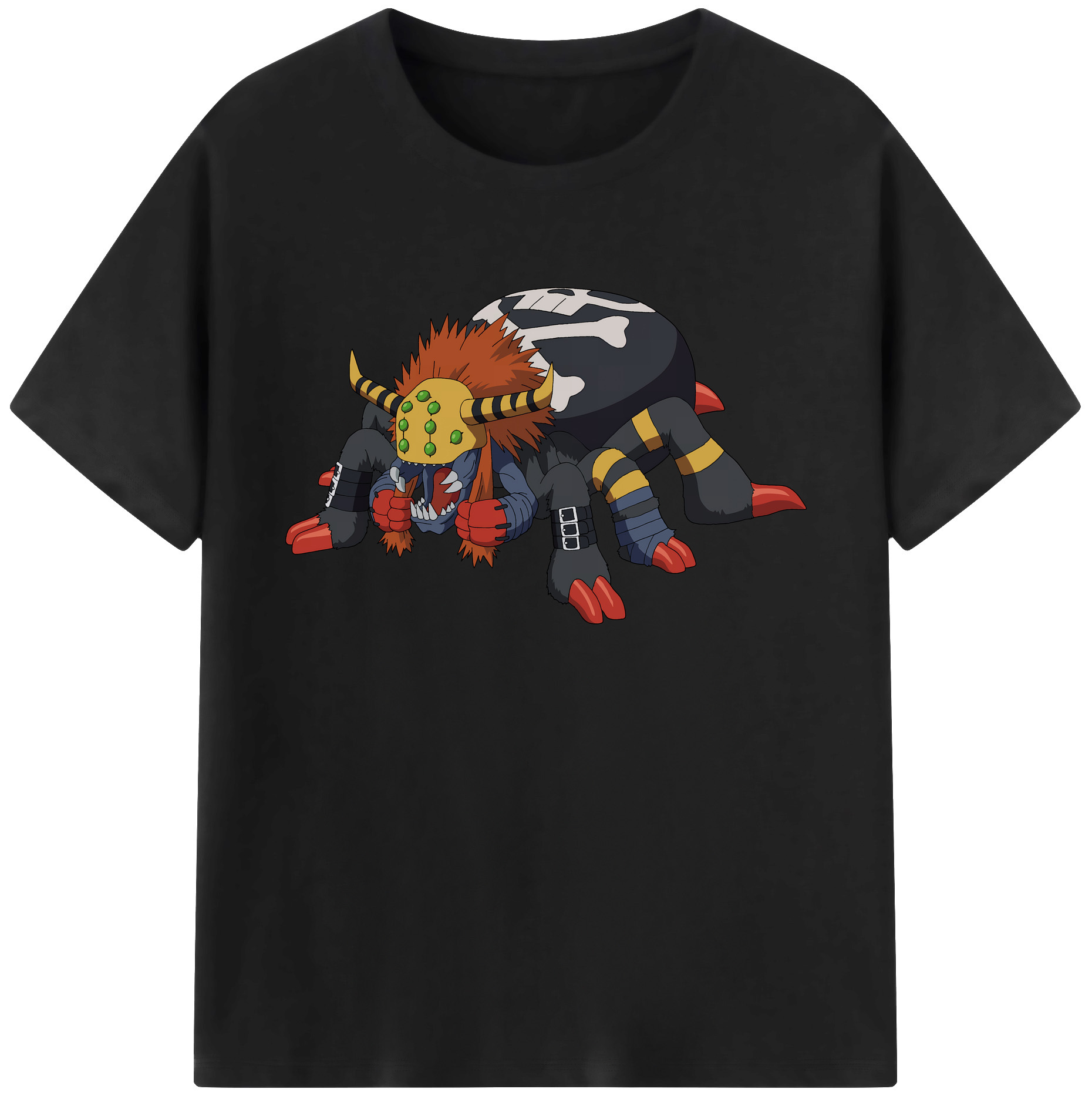 （画像用） Digimon デジタルモンスター/デジモン 綿100％ メンズ半袖Tシャツ｜肌触りやわらか＆通気性