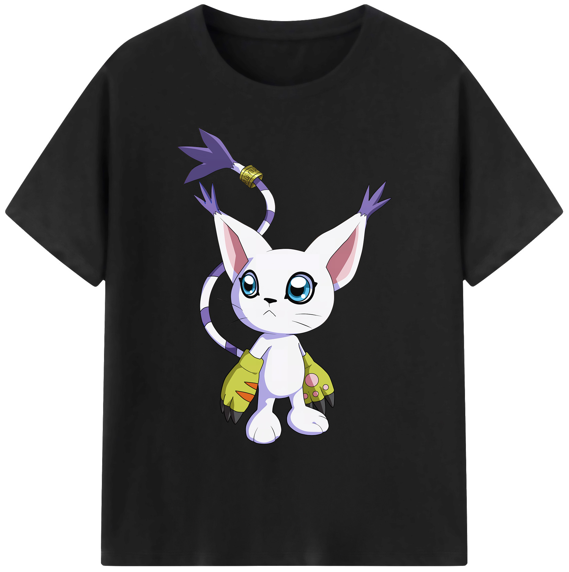 （画像用） Digimon デジタルモンスター/デジモン 綿100％ メンズ半袖Tシャツ｜肌触りやわらか＆通気性