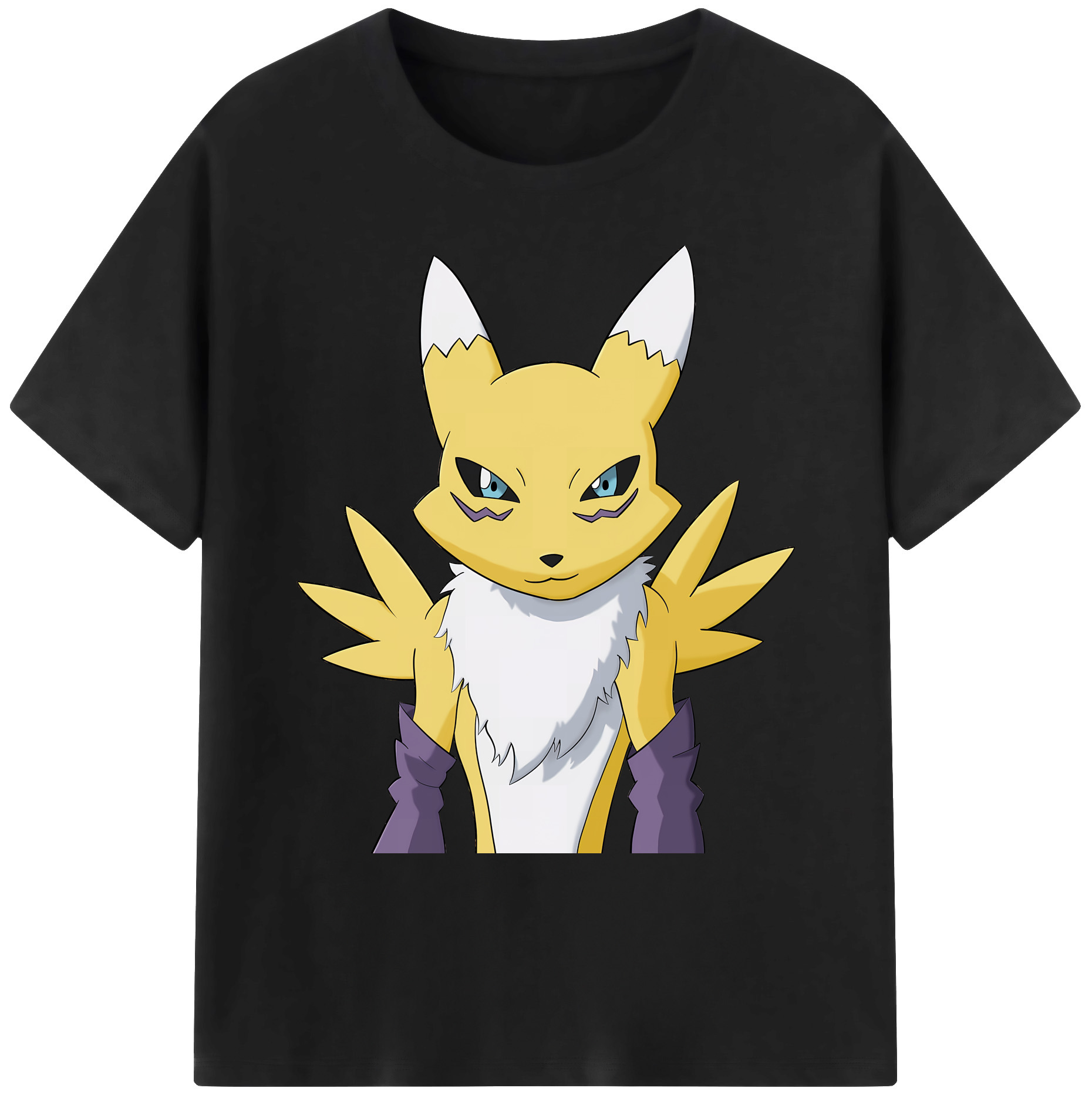 （画像用） Digimon デジタルモンスター/デジモン 綿100％ メンズ半袖Tシャツ｜肌触りやわらか＆通気性