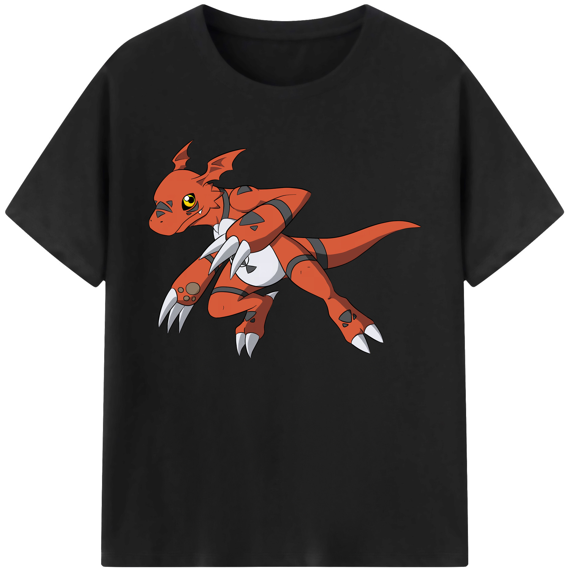 （画像用） Digimon デジタルモンスター/デジモン 綿100％ メンズ半袖Tシャツ｜肌触りやわらか＆通気性