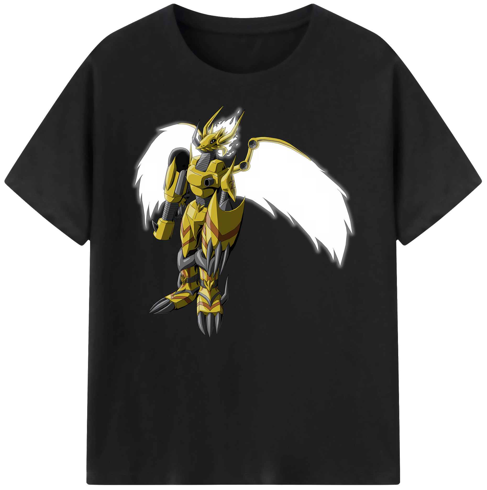 （画像用） Digimon デジタルモンスター/デジモン 綿100％ メンズ半袖Tシャツ｜肌触りやわらか＆通気性