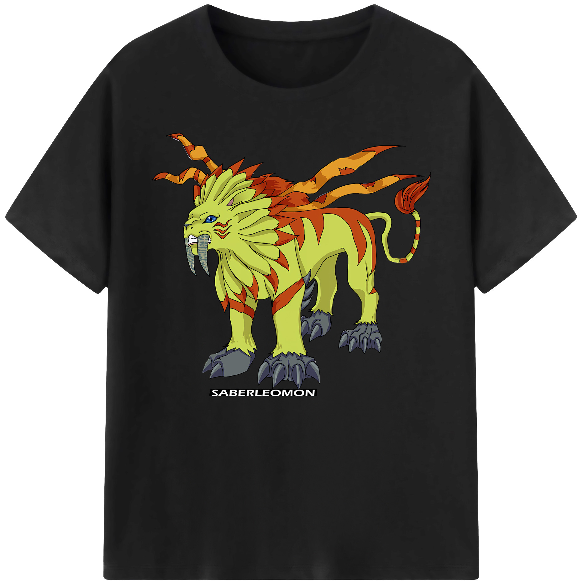 （画像用） Digimon デジタルモンスター/デジモン 綿100％ メンズ半袖Tシャツ｜肌触りやわらか＆通気性