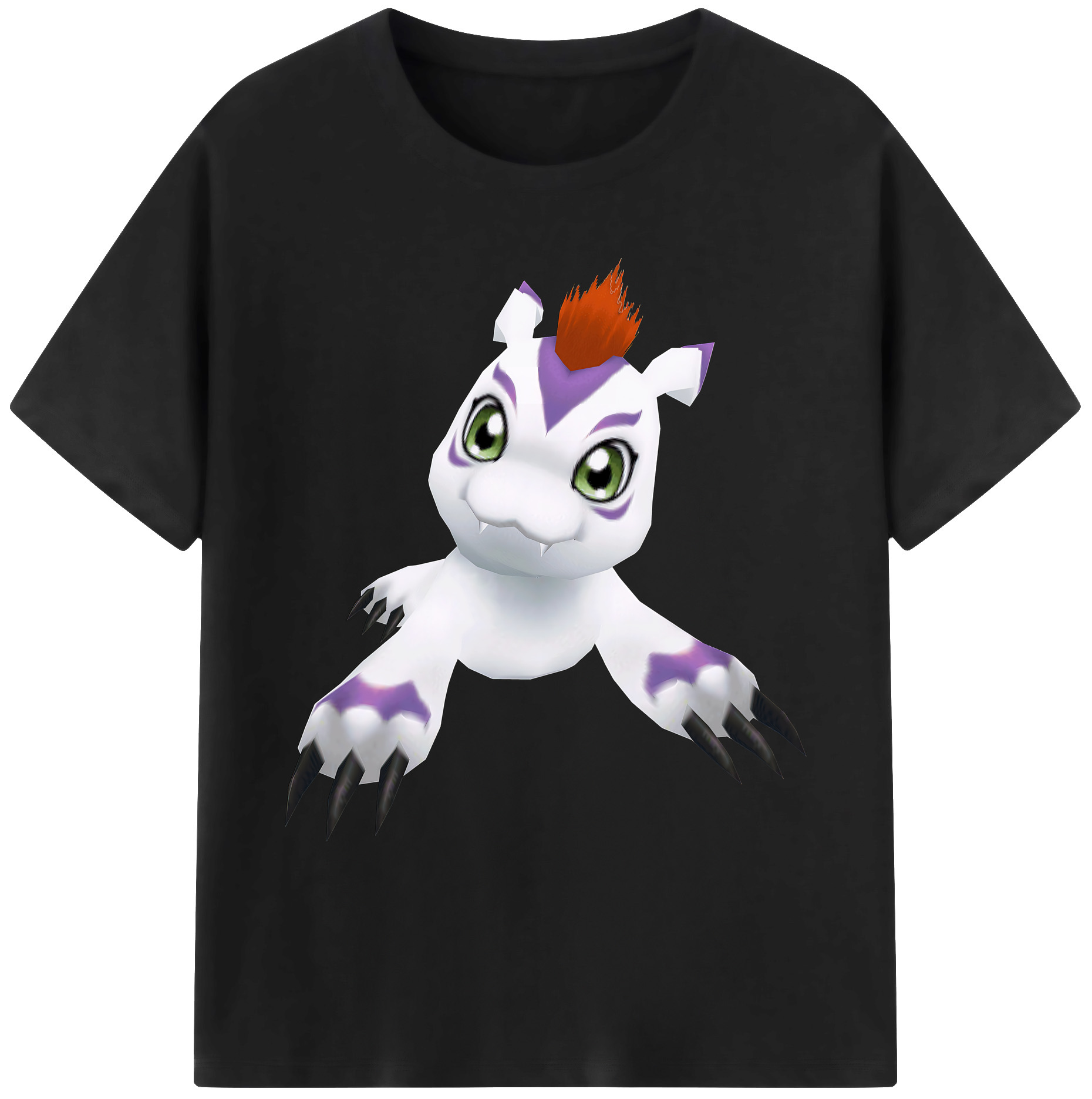 （画像用） Digimon デジタルモンスター/デジモン 綿100％ メンズ半袖Tシャツ｜肌触りやわらか＆通気性