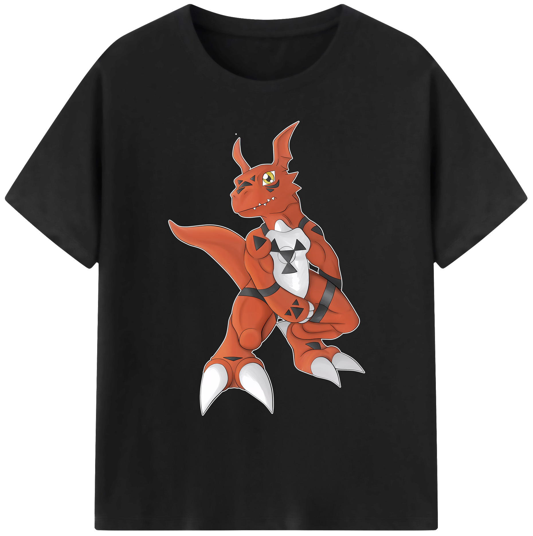 （画像用） Digimon デジタルモンスター/デジモン 綿100％ メンズ半袖Tシャツ｜肌触りやわらか＆通気性