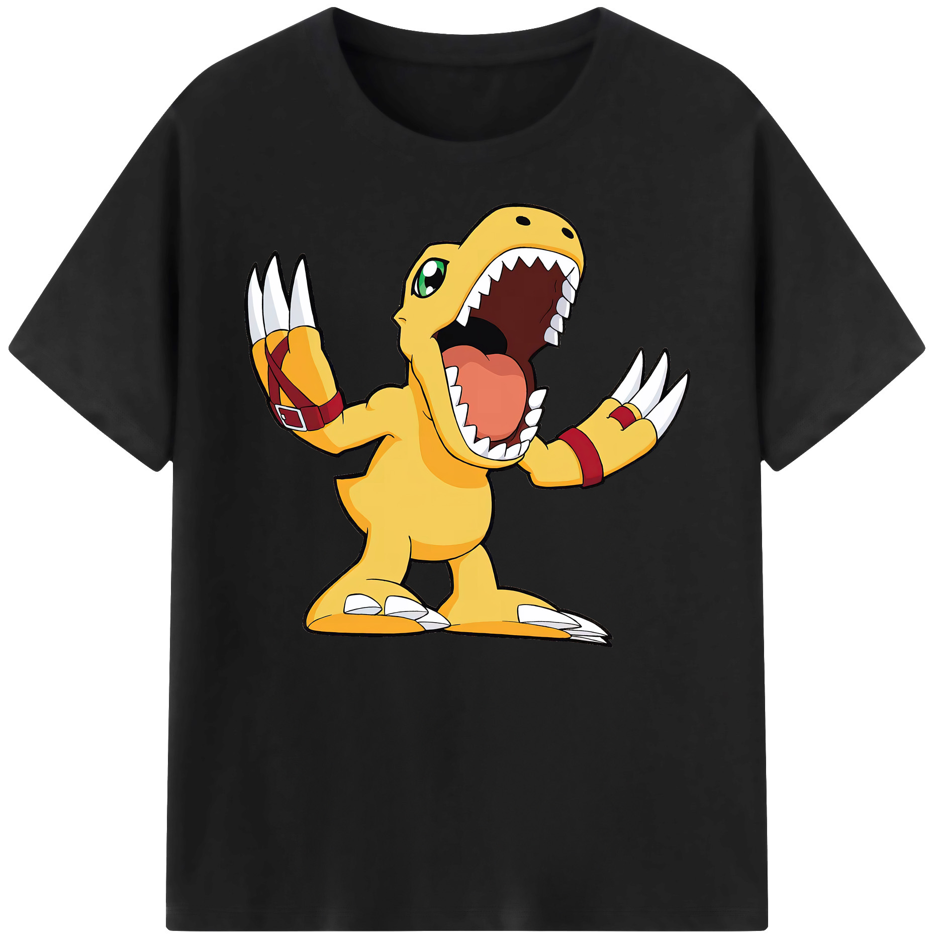 （画像用） Digimon デジタルモンスター/デジモン 綿100％ メンズ半袖Tシャツ｜肌触りやわらか＆通気性