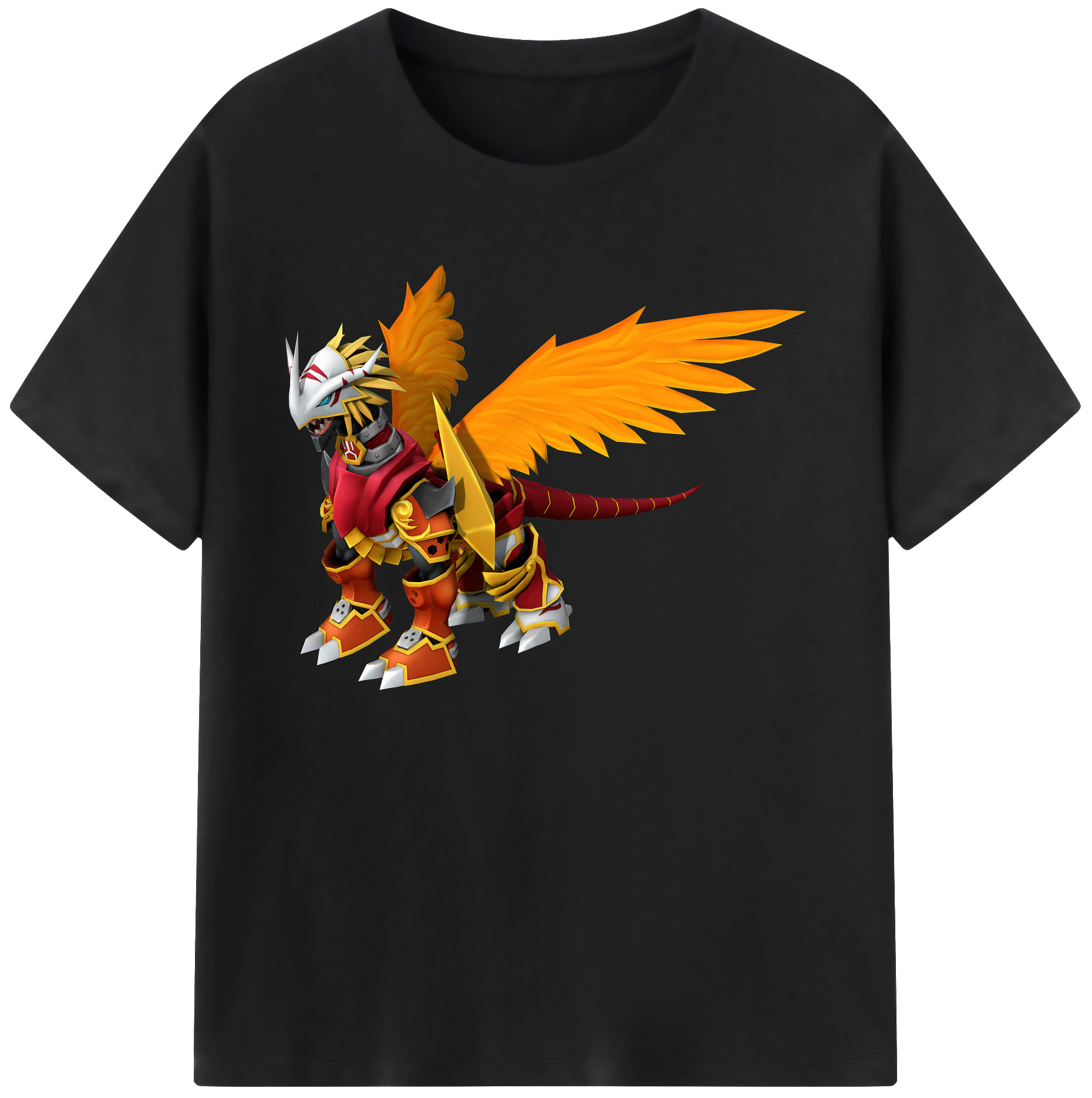 （画像用） Digimon デジタルモンスター/デジモン 綿100％ メンズ半袖Tシャツ｜肌触りやわらか＆通気性