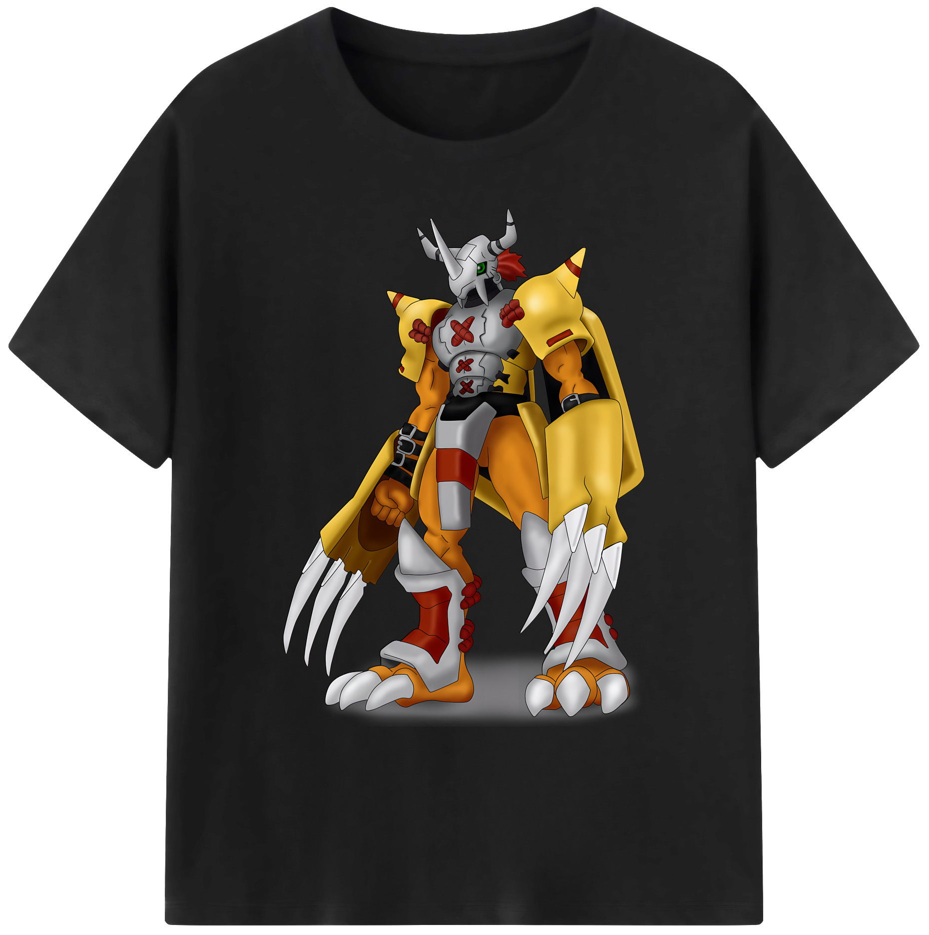 （画像用） Digimon デジタルモンスター/デジモン 綿100％ メンズ半袖Tシャツ｜肌触りやわらか＆通気性