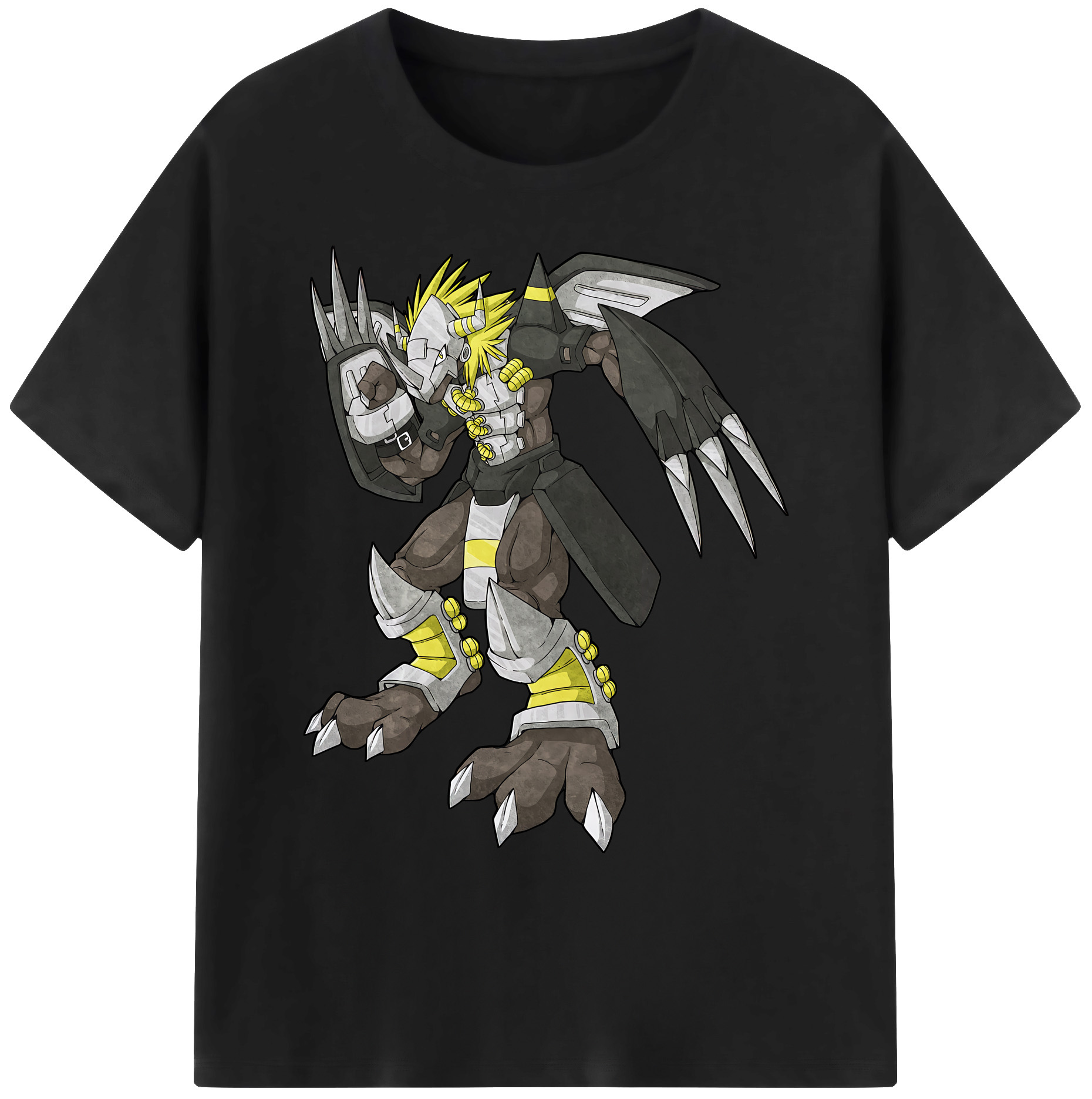 （画像用） Digimon デジタルモンスター/デジモン 綿100％ メンズ半袖Tシャツ｜肌触りやわらか＆通気性